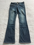 Boot Cut Low Waist Jeans Blau, Foto 1 von 4