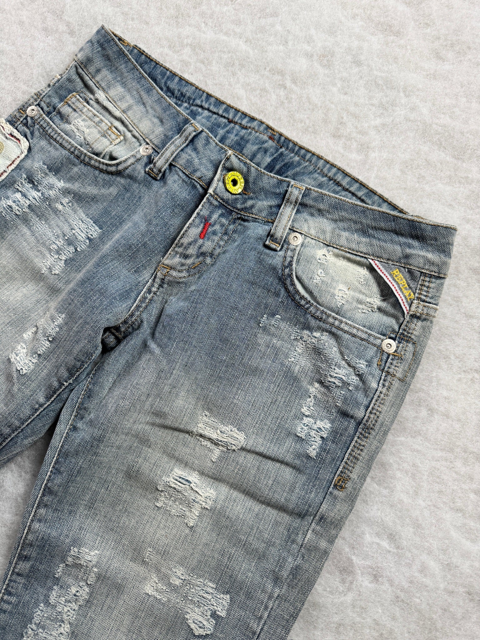 Replay Boot Cut Low Waist Jeans