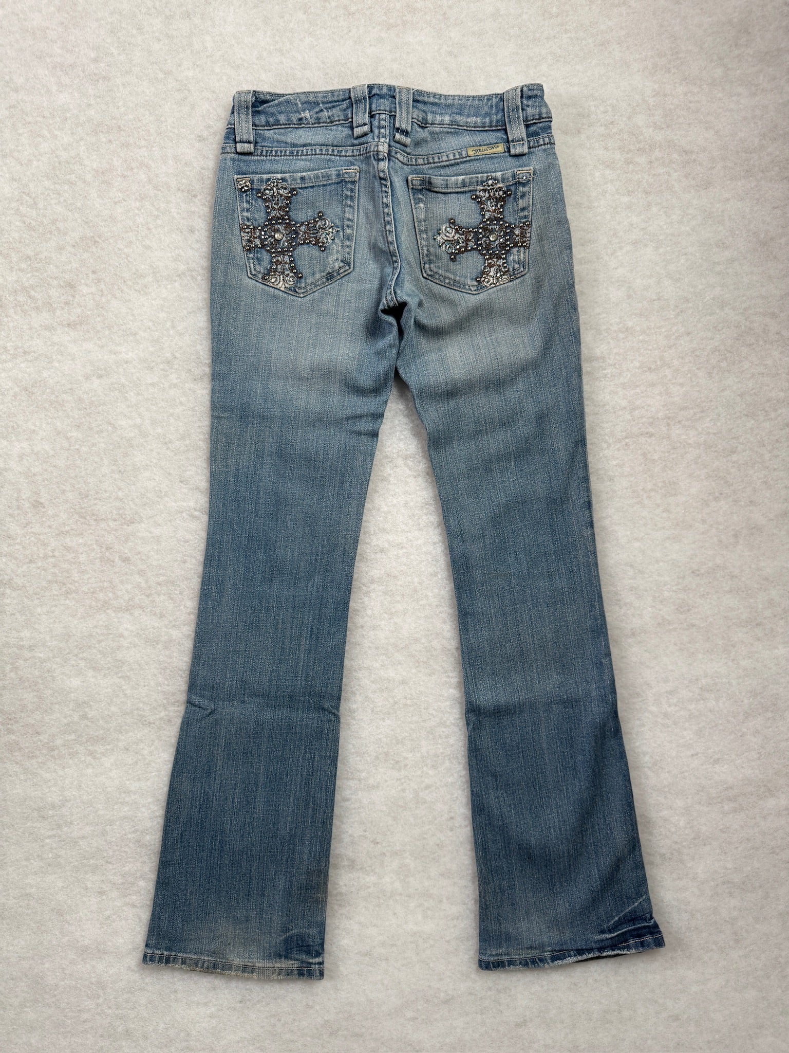 Miss Me Boot Cut Low Waist Jeans 27