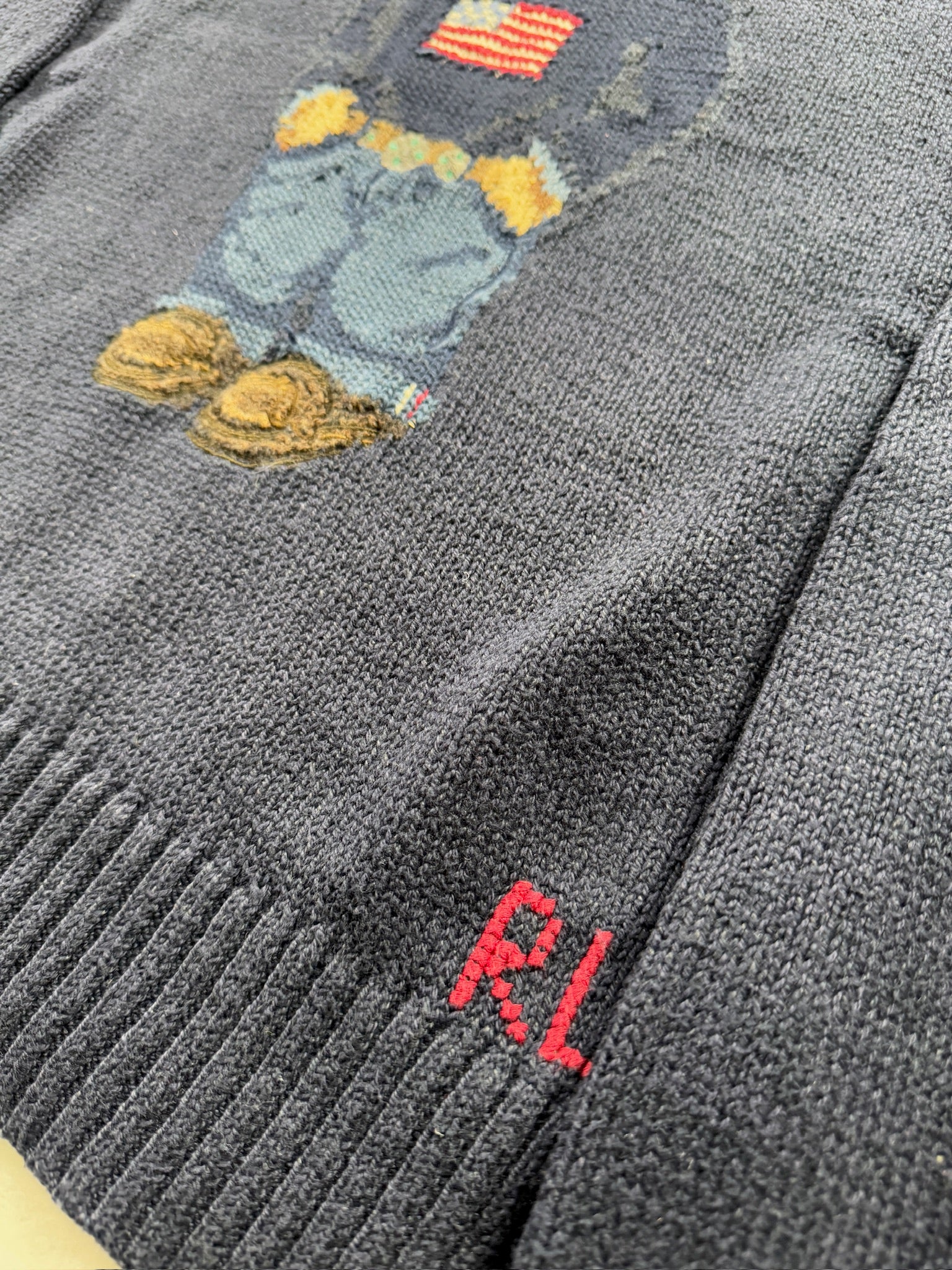 Ralph Lauren Strickpullover mit Polo Bär