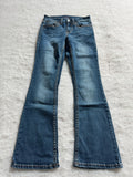 Boot Cut Low Waist Jeans Blau, Foto 1 von 4