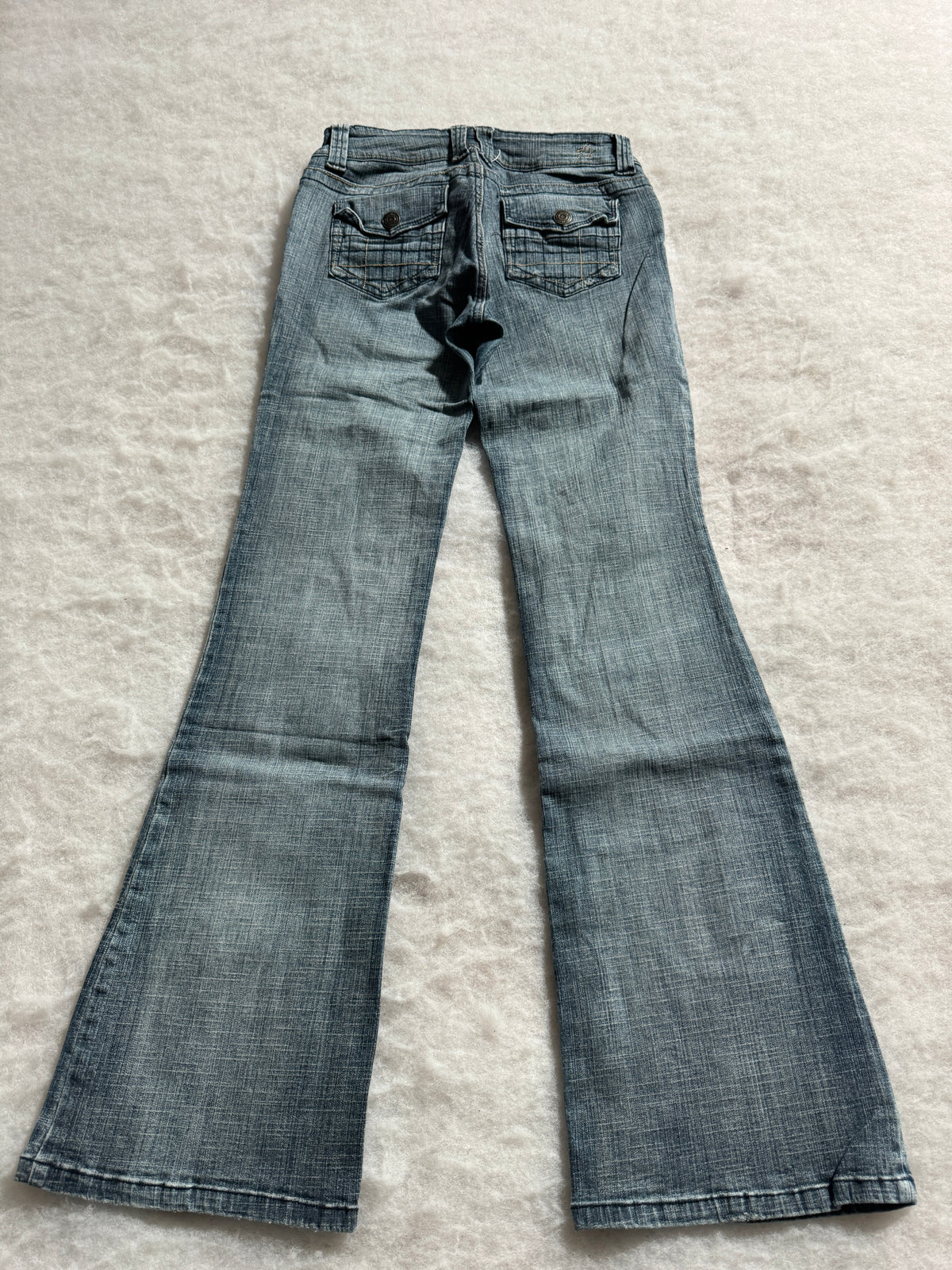 Boot Cut Low Waist Jeans Blau, Foto 2 von 4