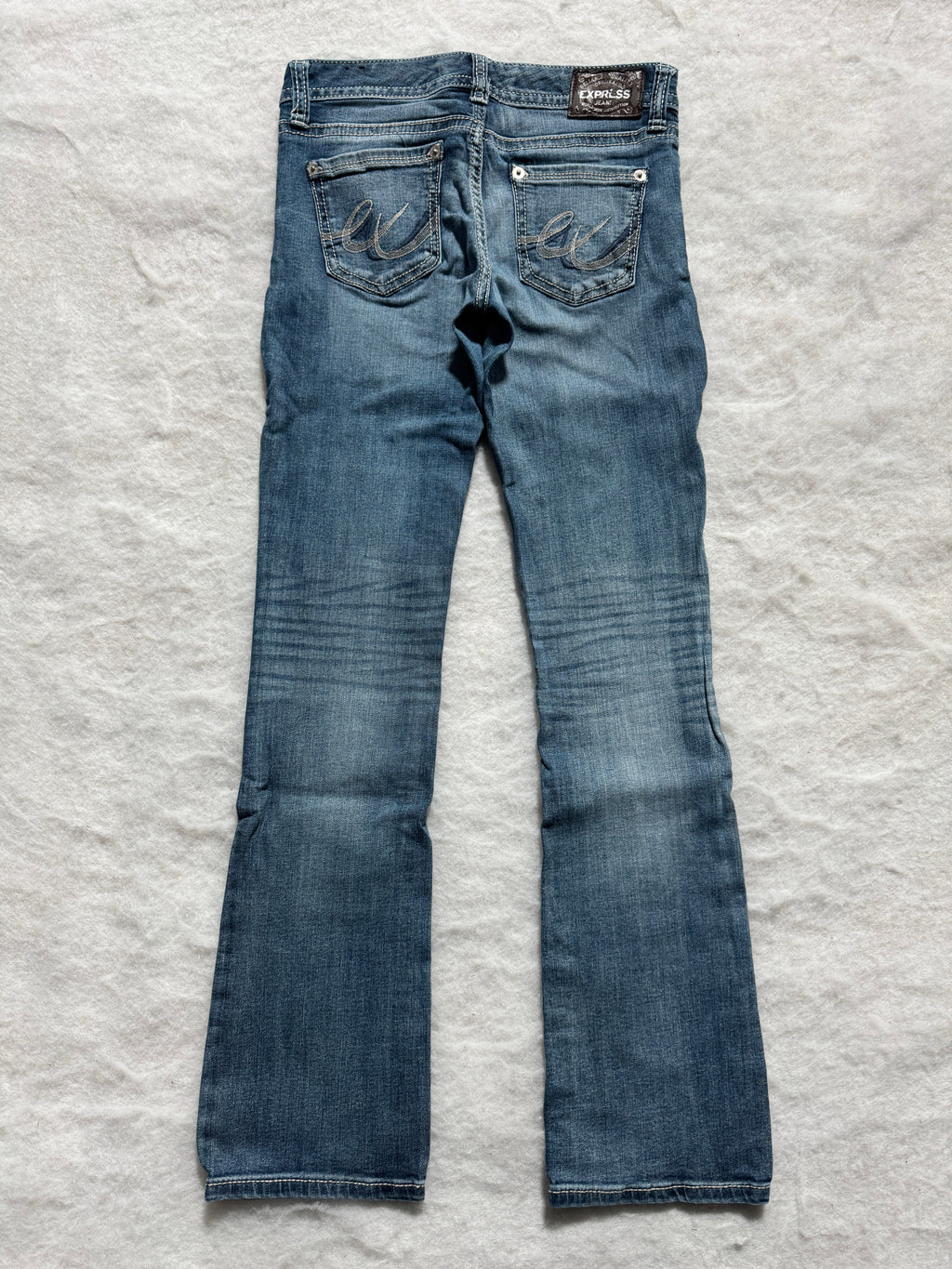 Boot Cut Mid Waist Jeans