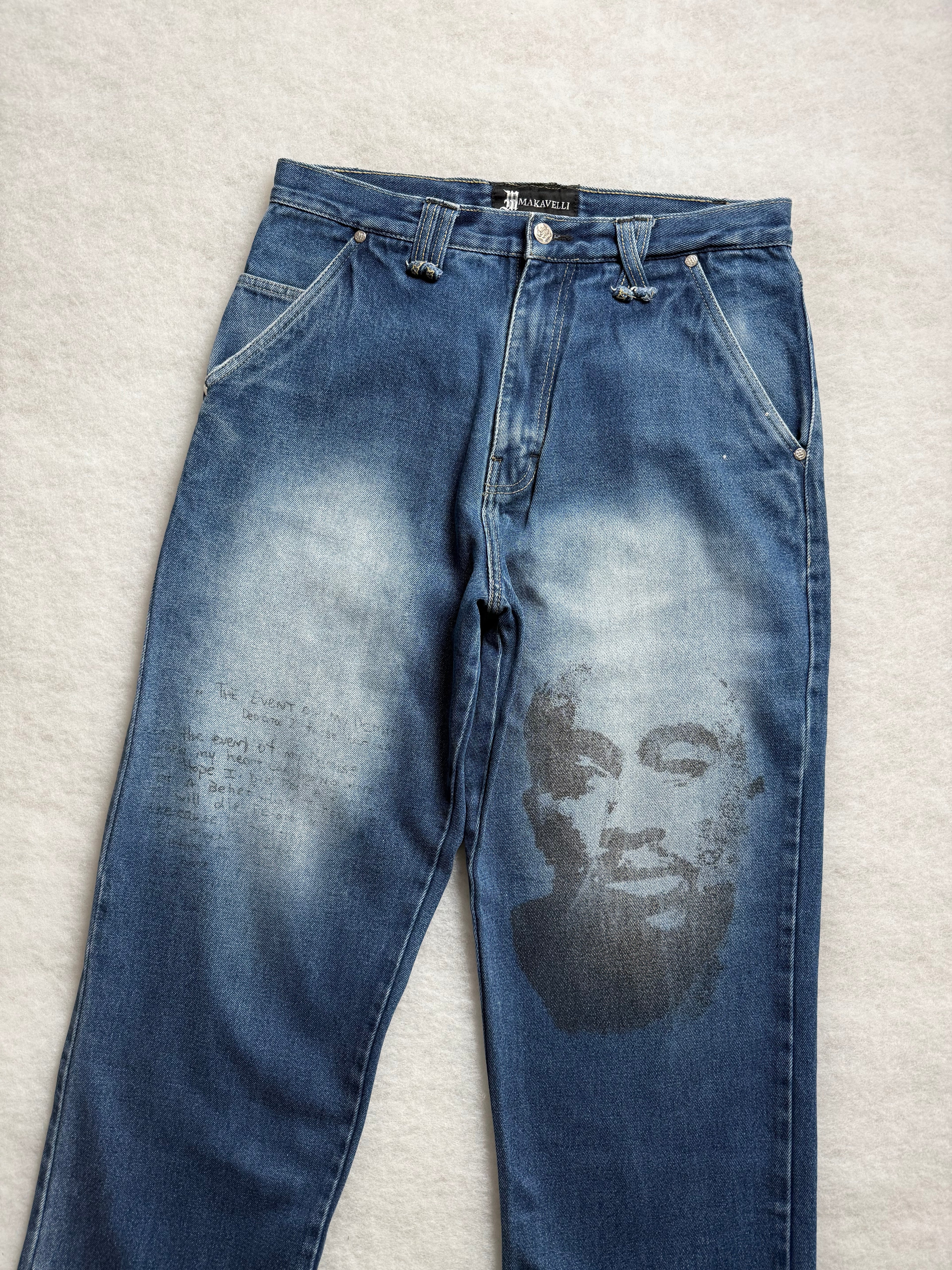 Makavelli 2 Pac Hip Hop Jeans 34