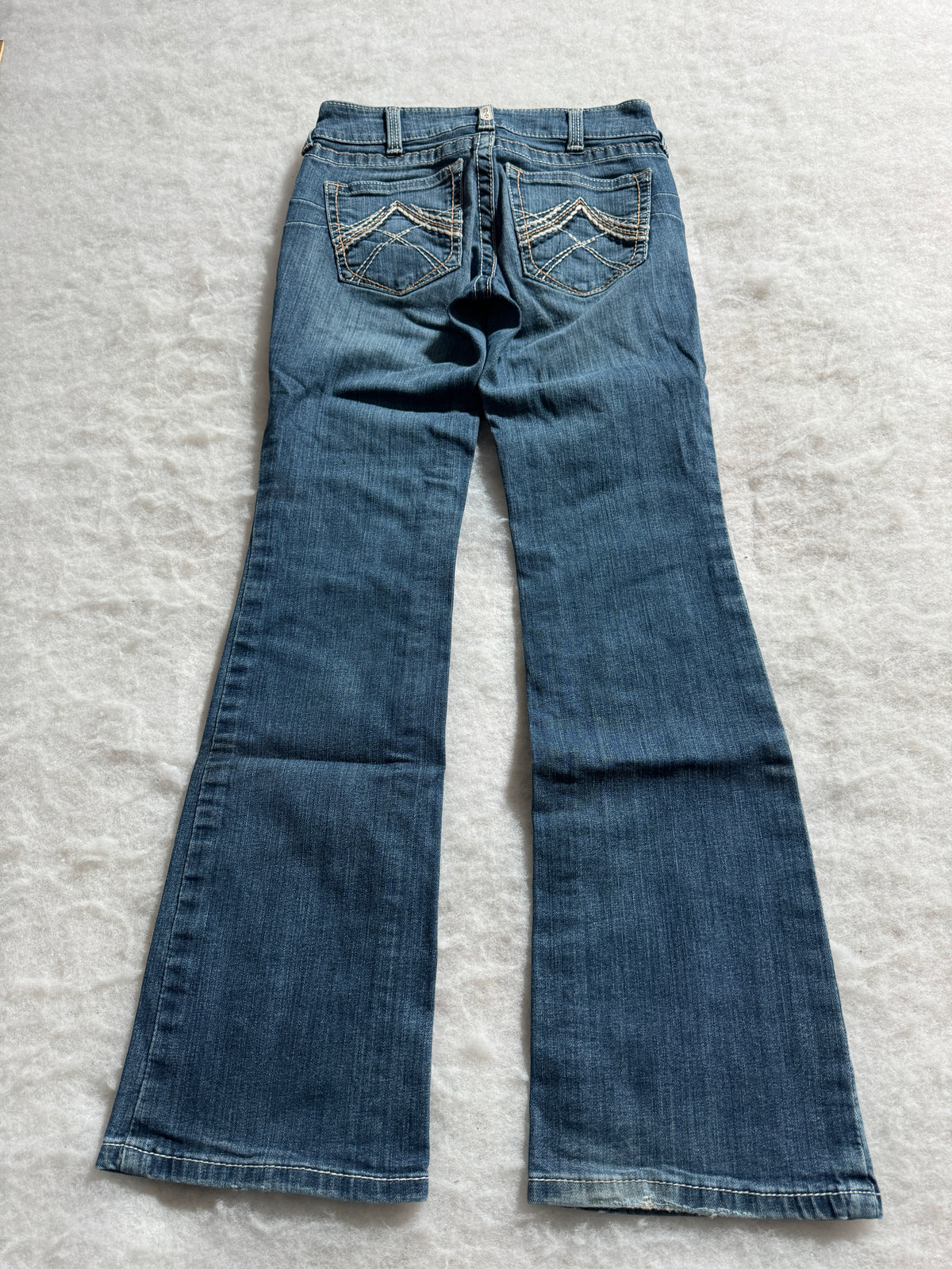 Boot Cut Low Waist Jeans Blau, Foto 2 von 4