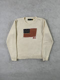 Ralph Lauren Strickpullover mit USA Flagge