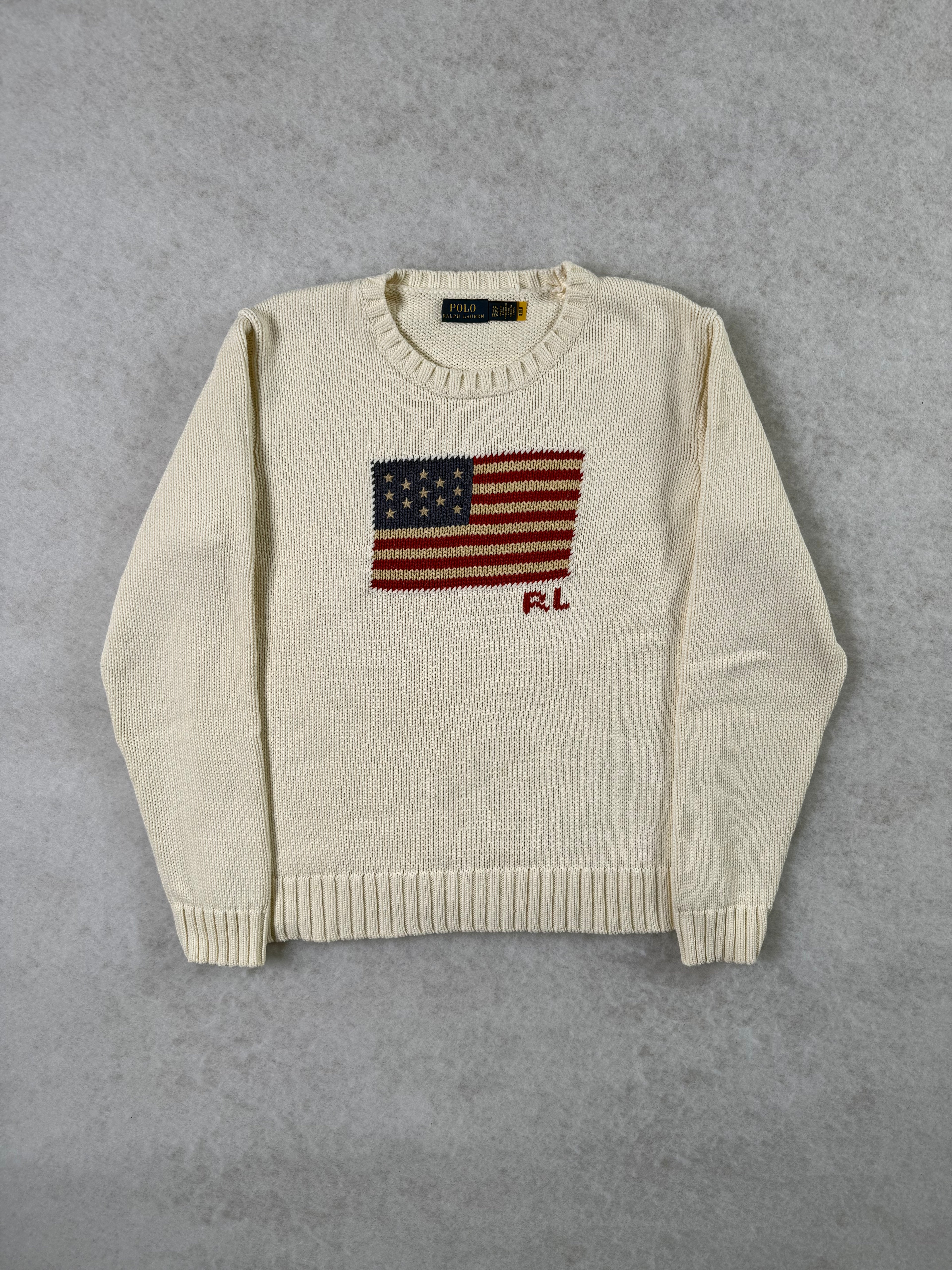 Ralph Lauren Strickpullover mit USA Flagge