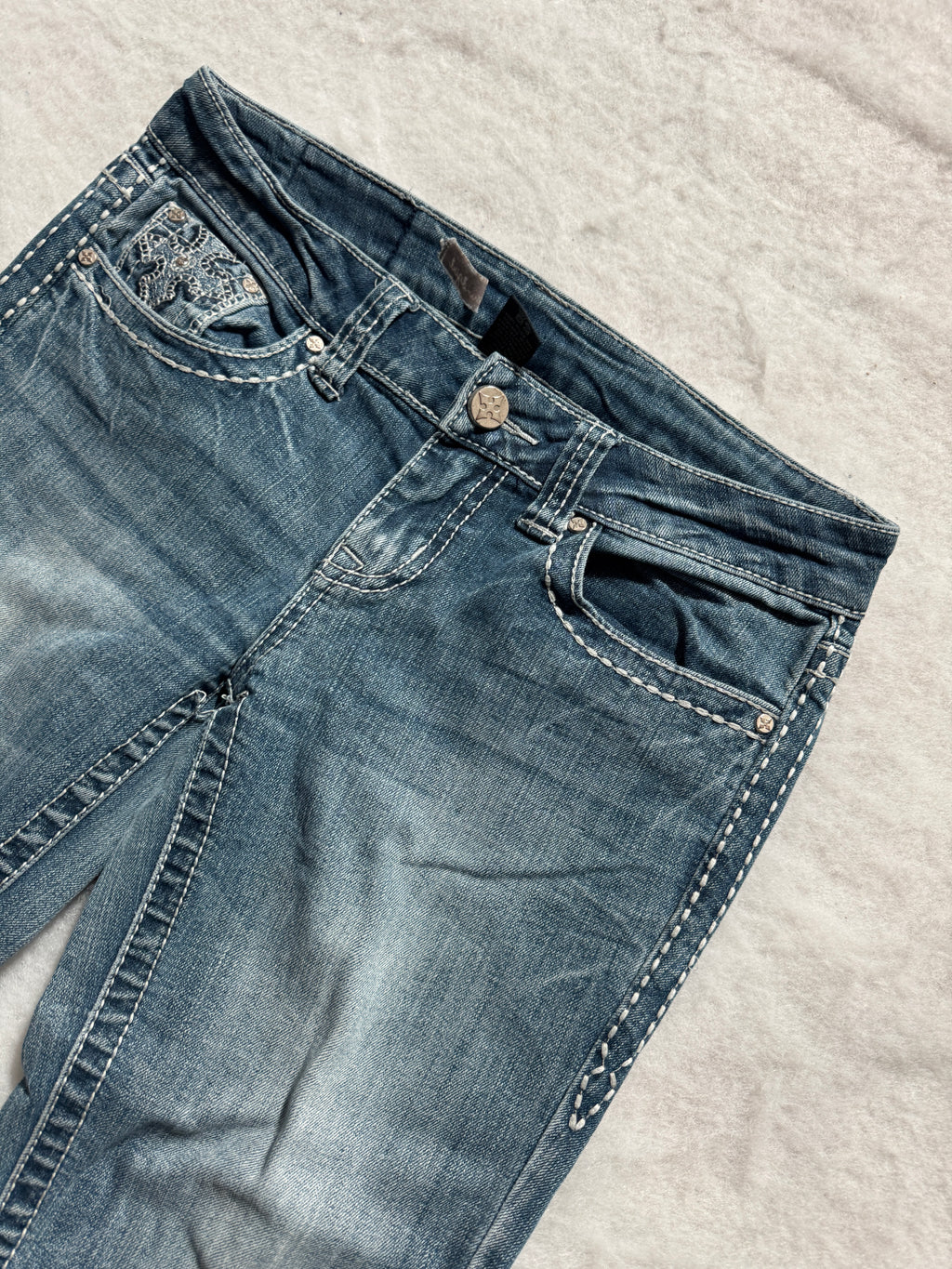 Boot Cut Low Waist Jeans