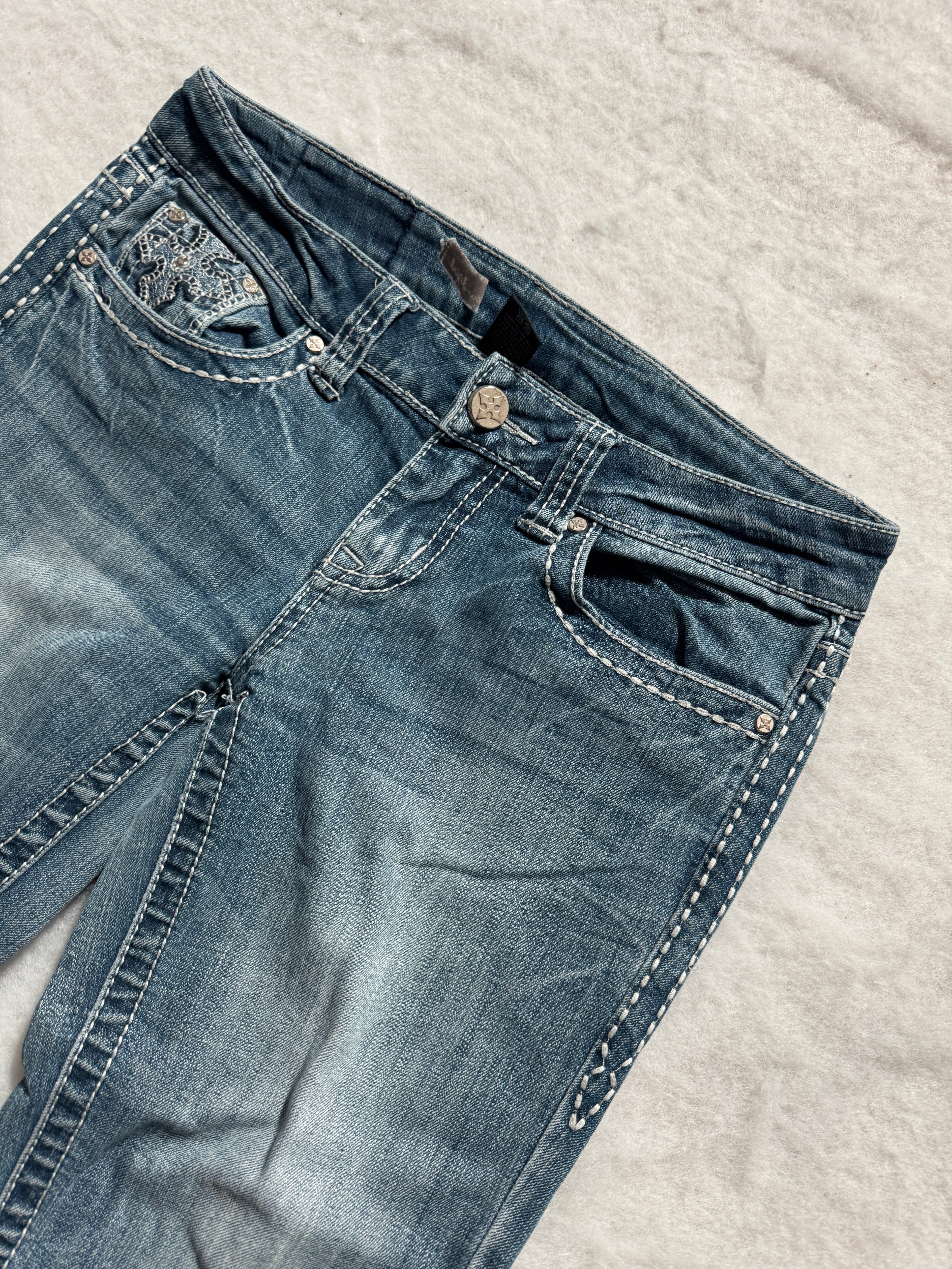 Boot Cut Low Waist Jeans