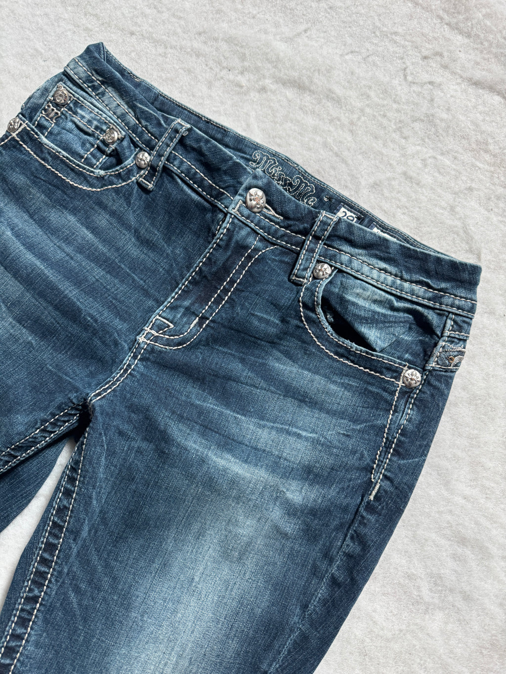 Miss Me Boot Cut Low Waist Jeans 29