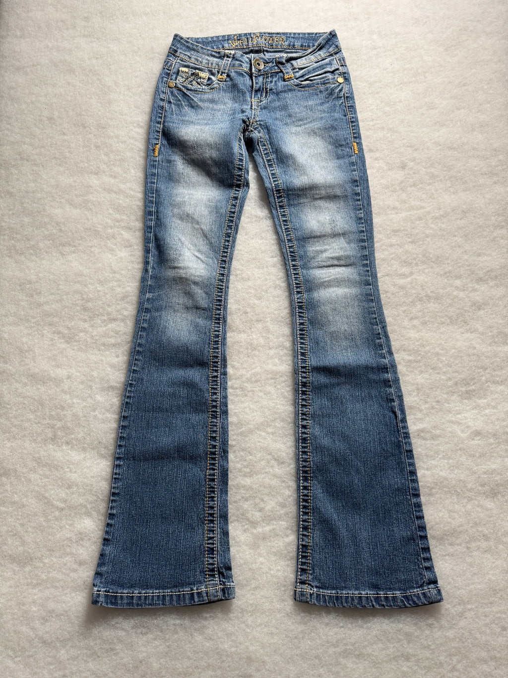 Boot Cut Low Waist Jeans