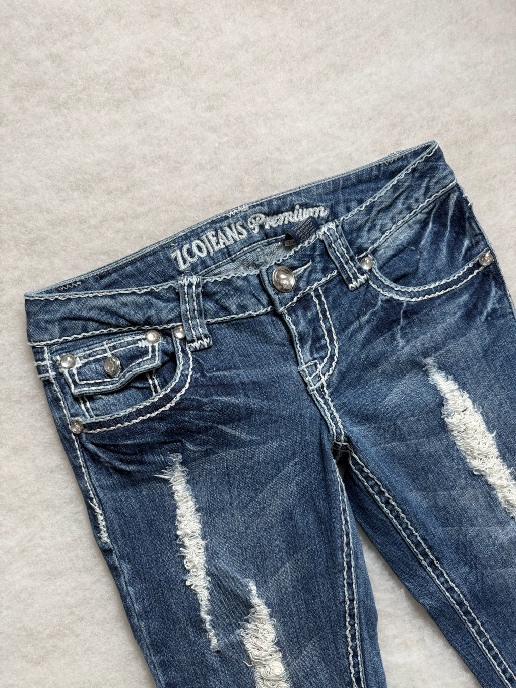 Boot Cut Low Waist Jeans