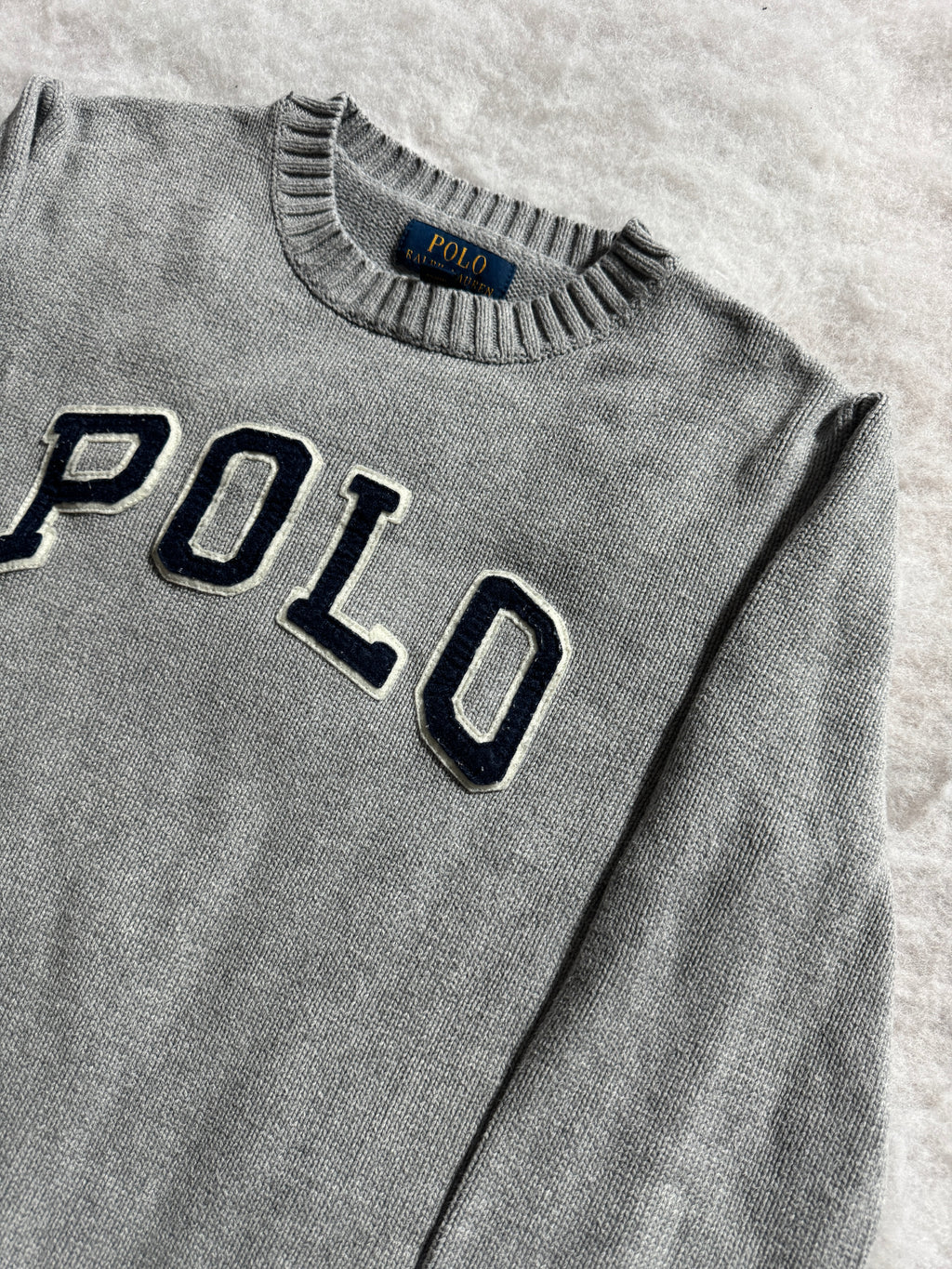 Ralph Lauren Polo Strickpullover Grau, Foto 2 von 4