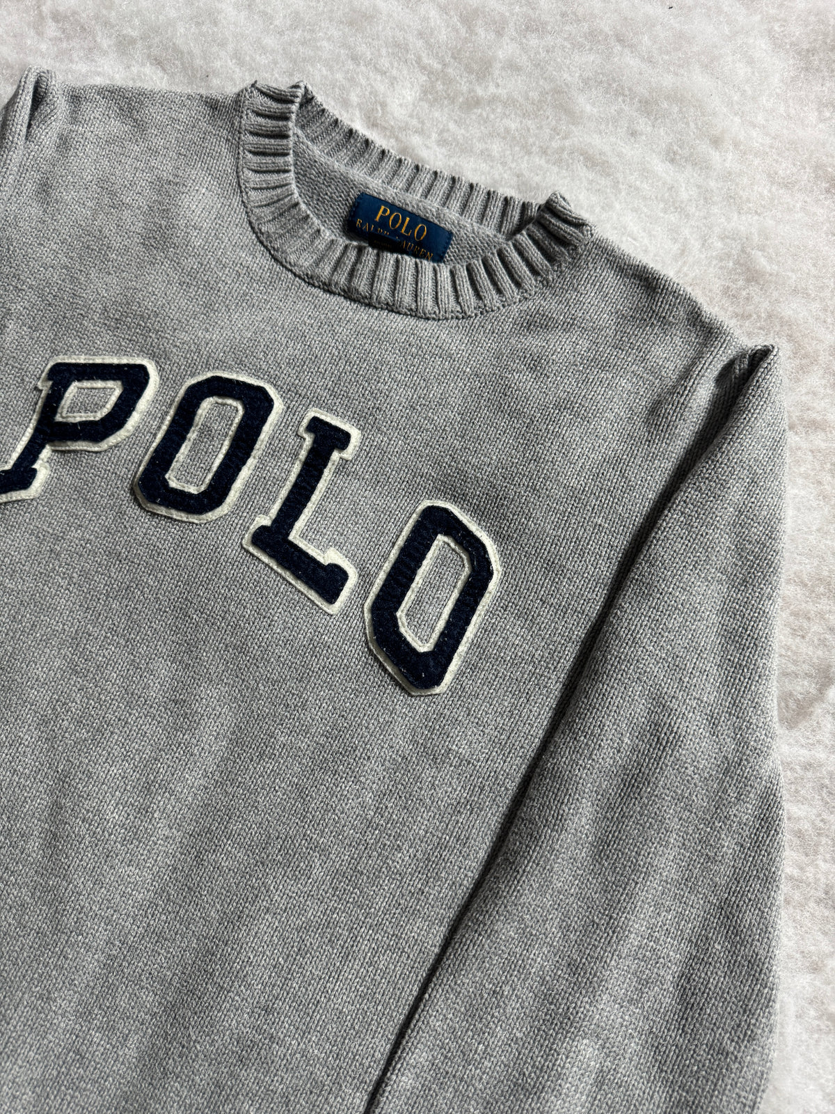 Ralph Lauren Polo Strickpullover Grau, Foto 2 von 4