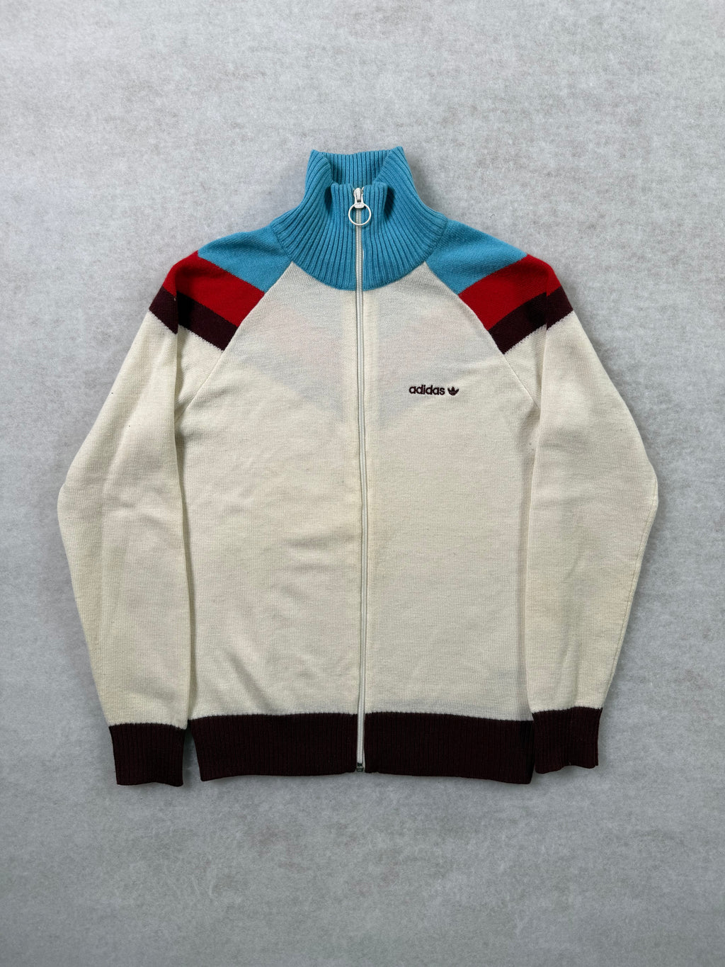 Adidas Reißverschluss Strickpullover