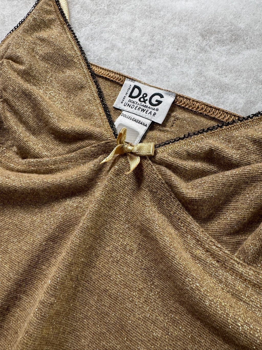 Goldenes Dolce & Gabbana Trägertop