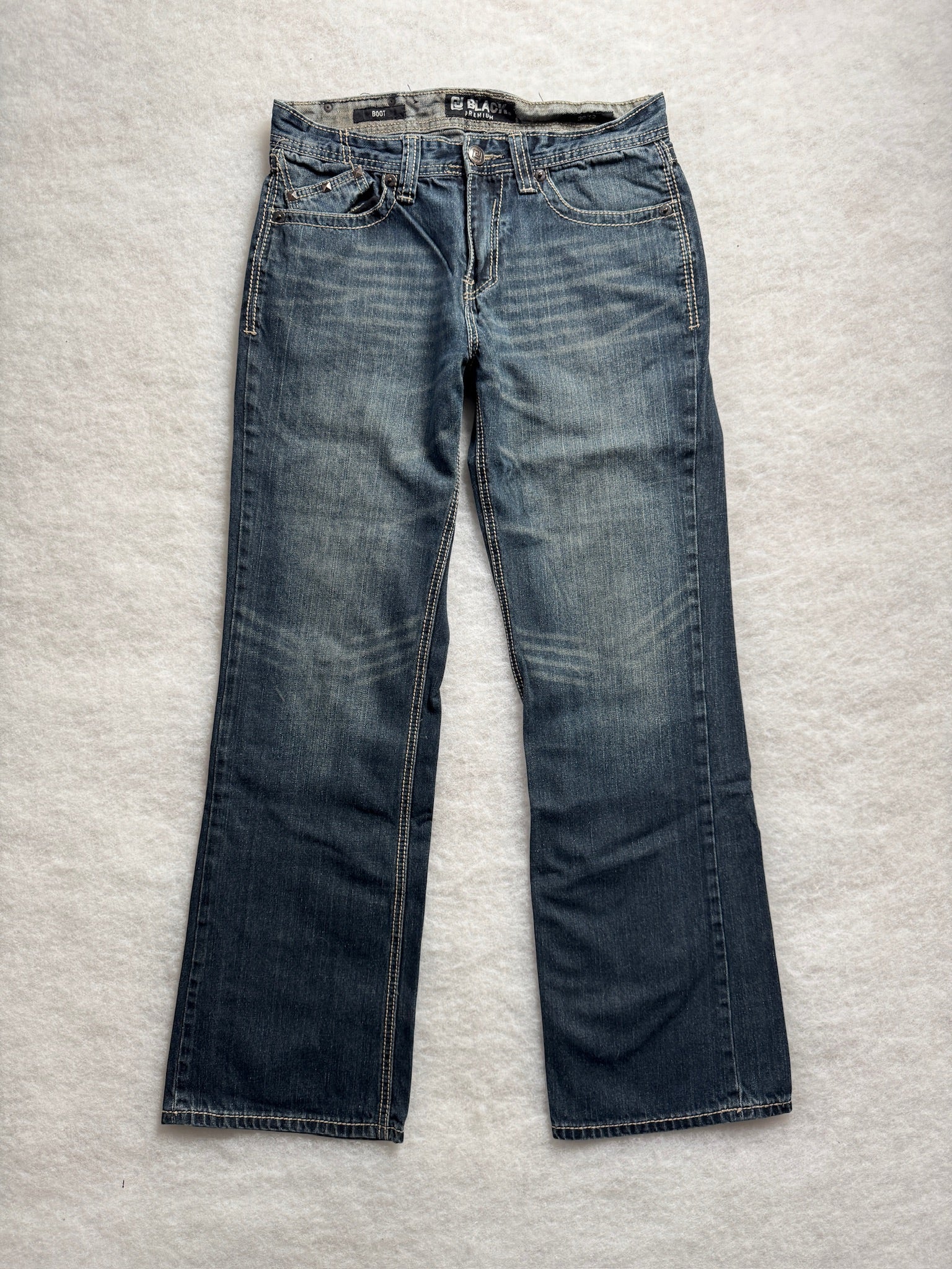 Black premium boot cut Jeans 32