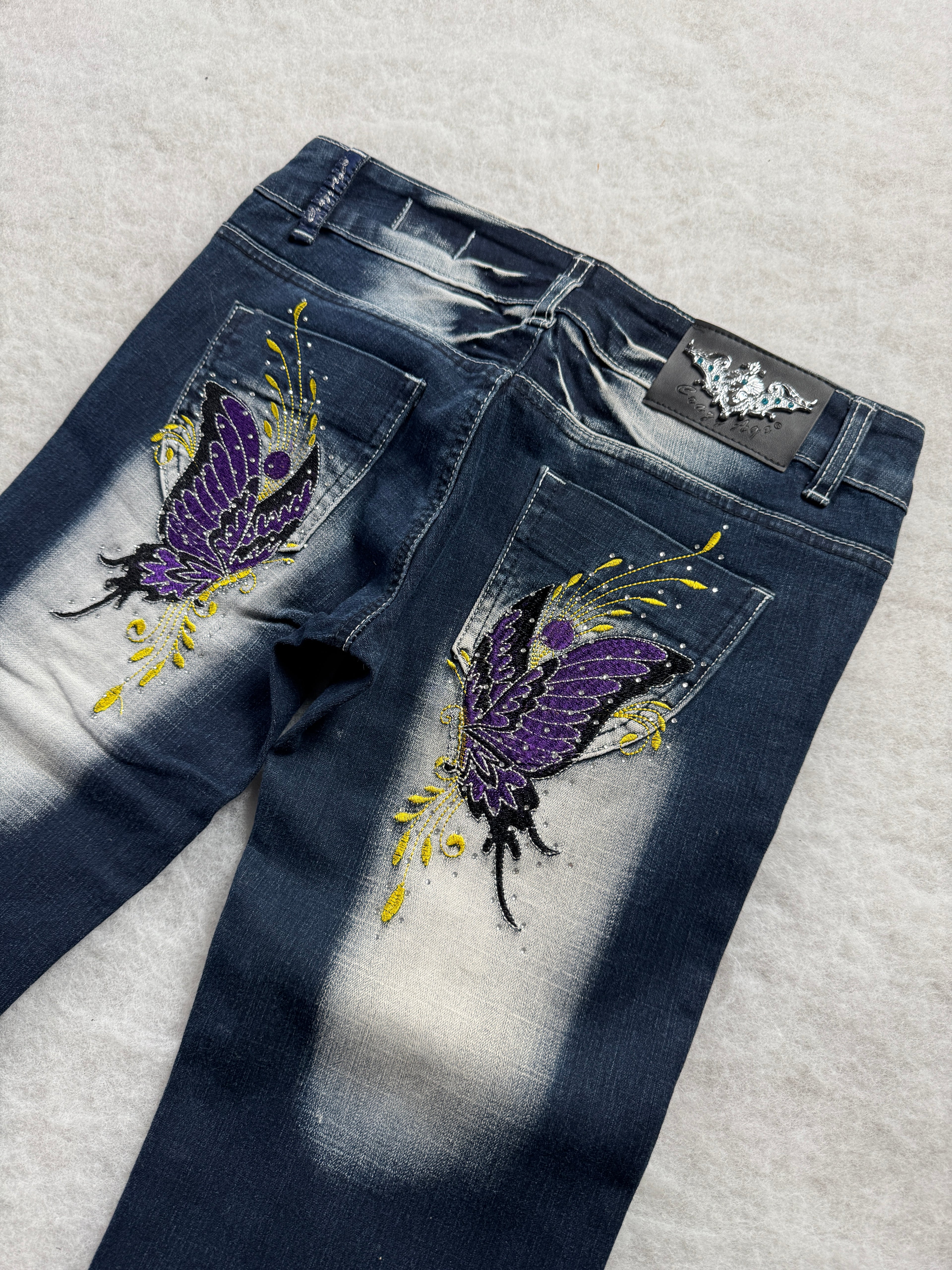 Crazy Age Boot Cut Low Waist Jeans 28
