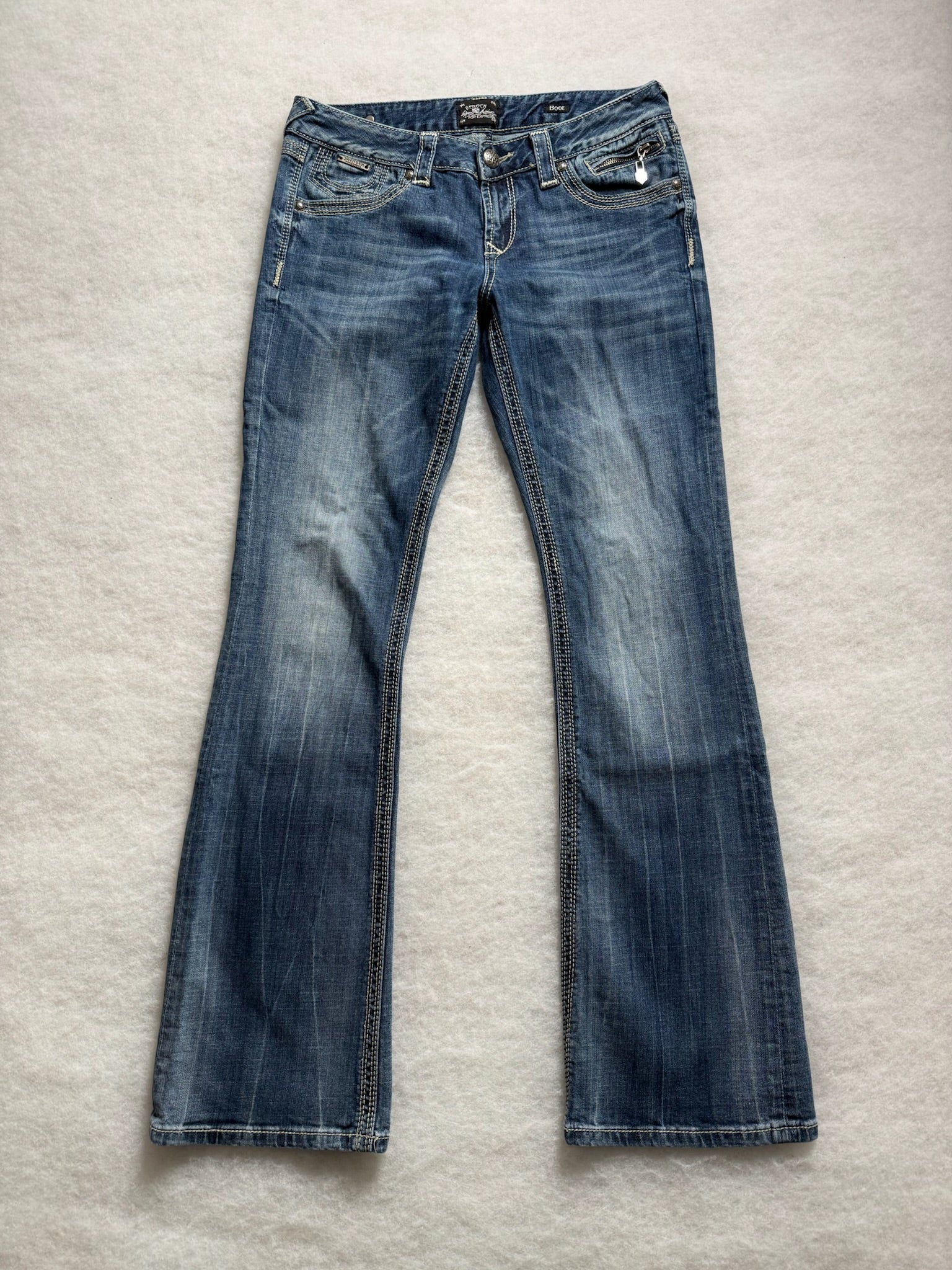 Boot Cut Low Waist Jeans