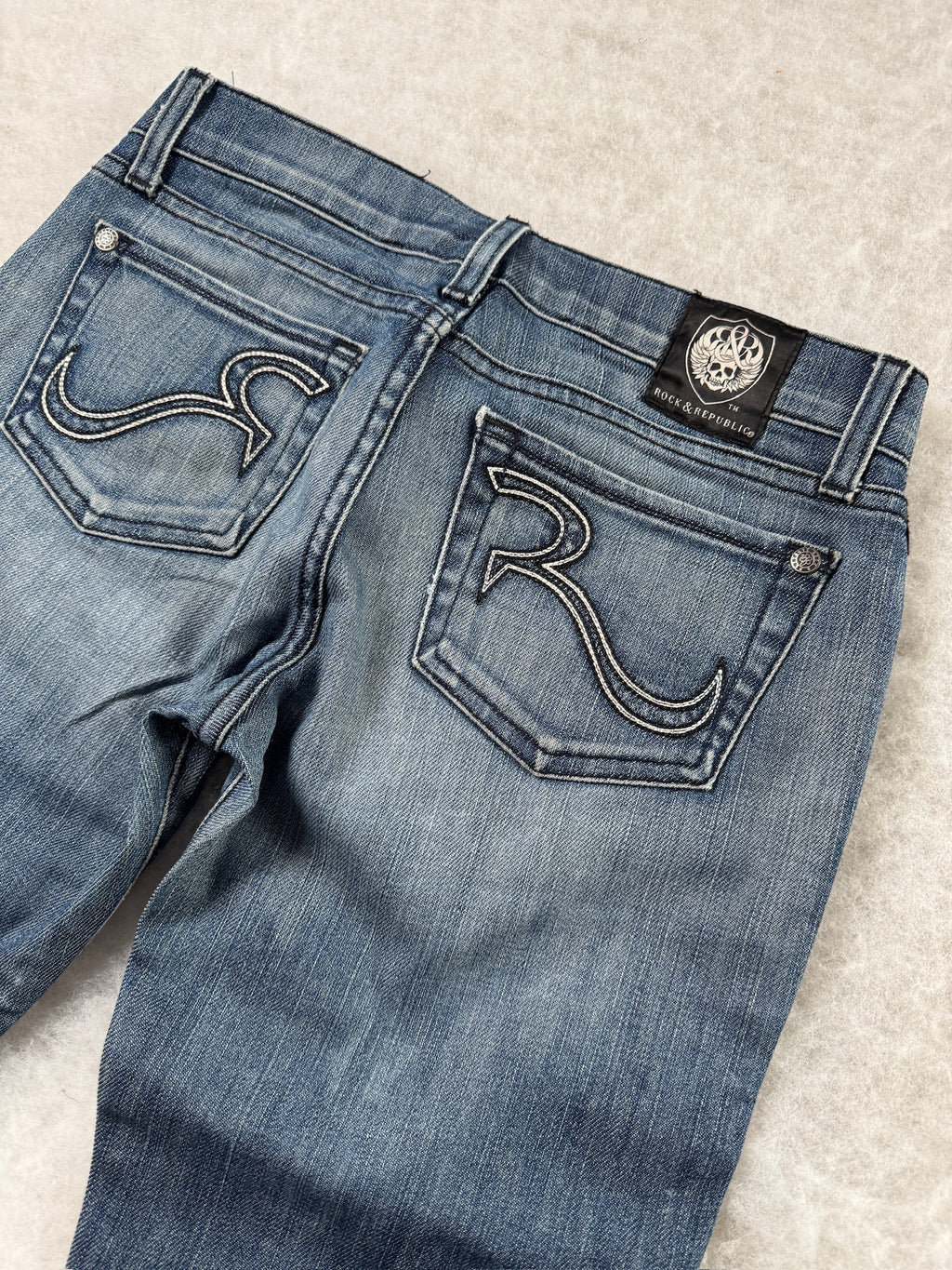 Rock & Republic Boot Cut Low Waist Jeans 25