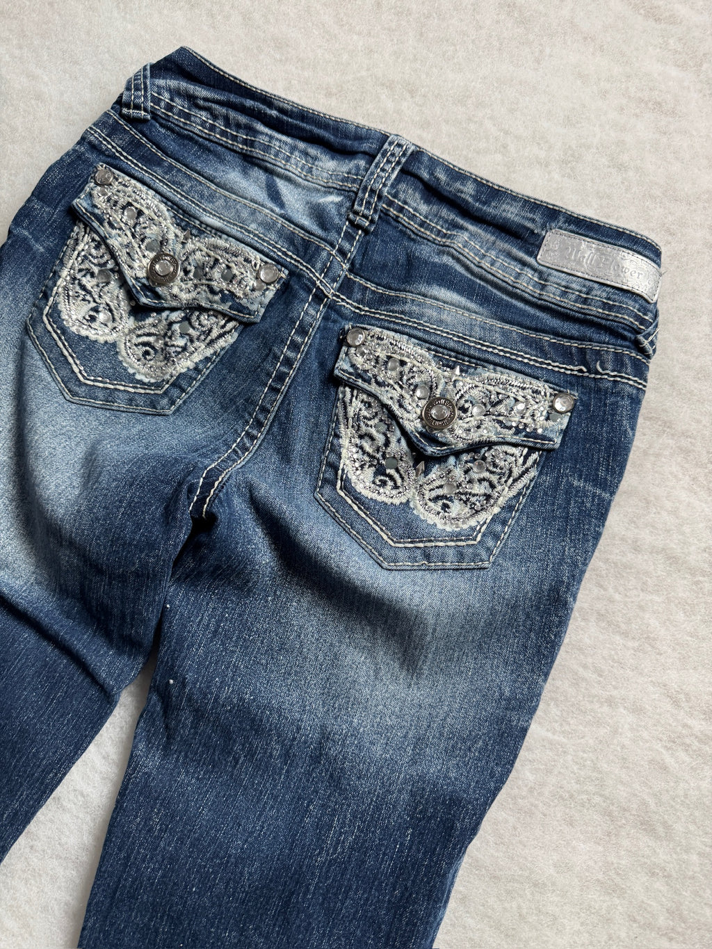 Boot Cut Low Waist Jeans