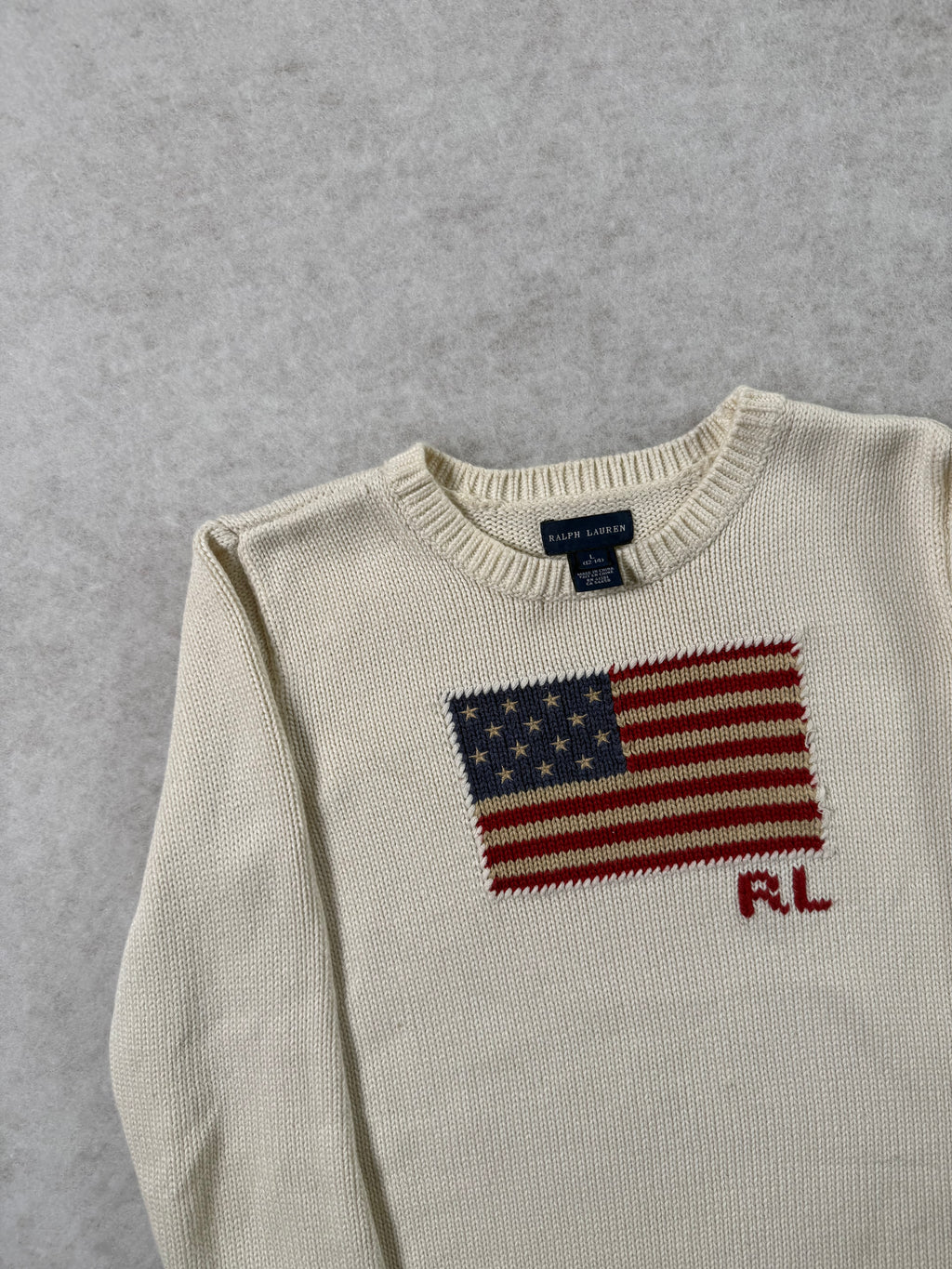 Ralph Lauren Strickpullover mit USA Flagge