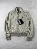 Blauer Übergangsjacke
