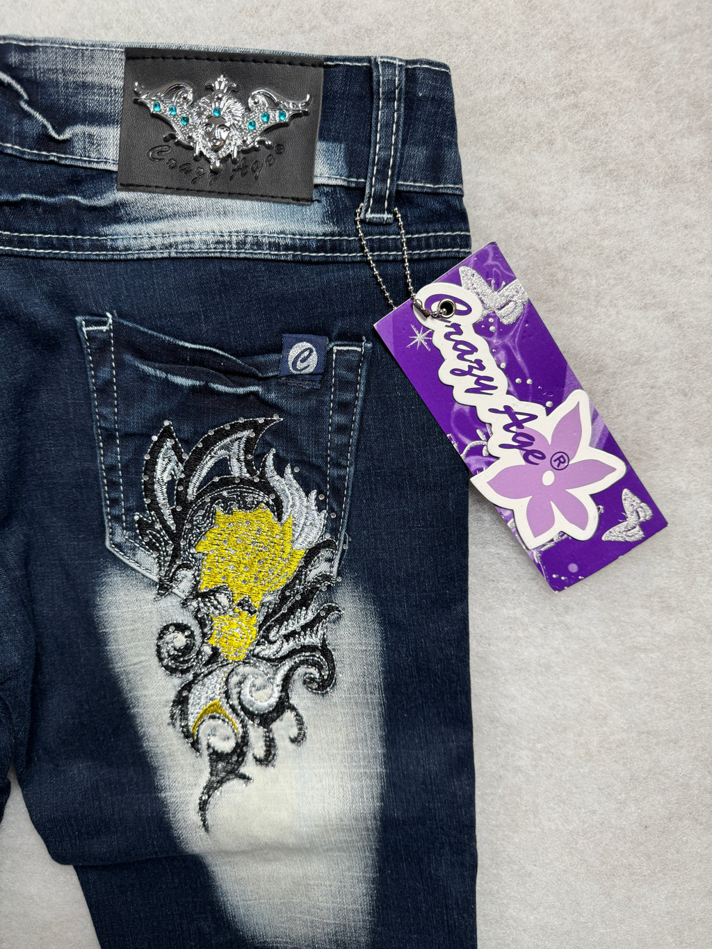Crazy Age Boot Cut Low Waist Jeans 30
