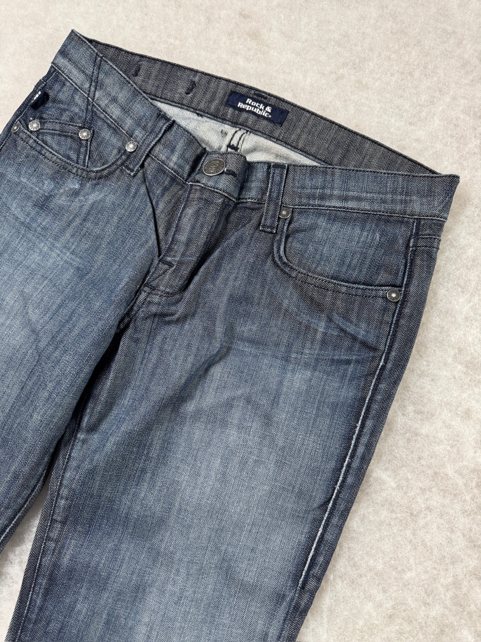 Rock & Republic Boot Cut Low Waist Jeans 26