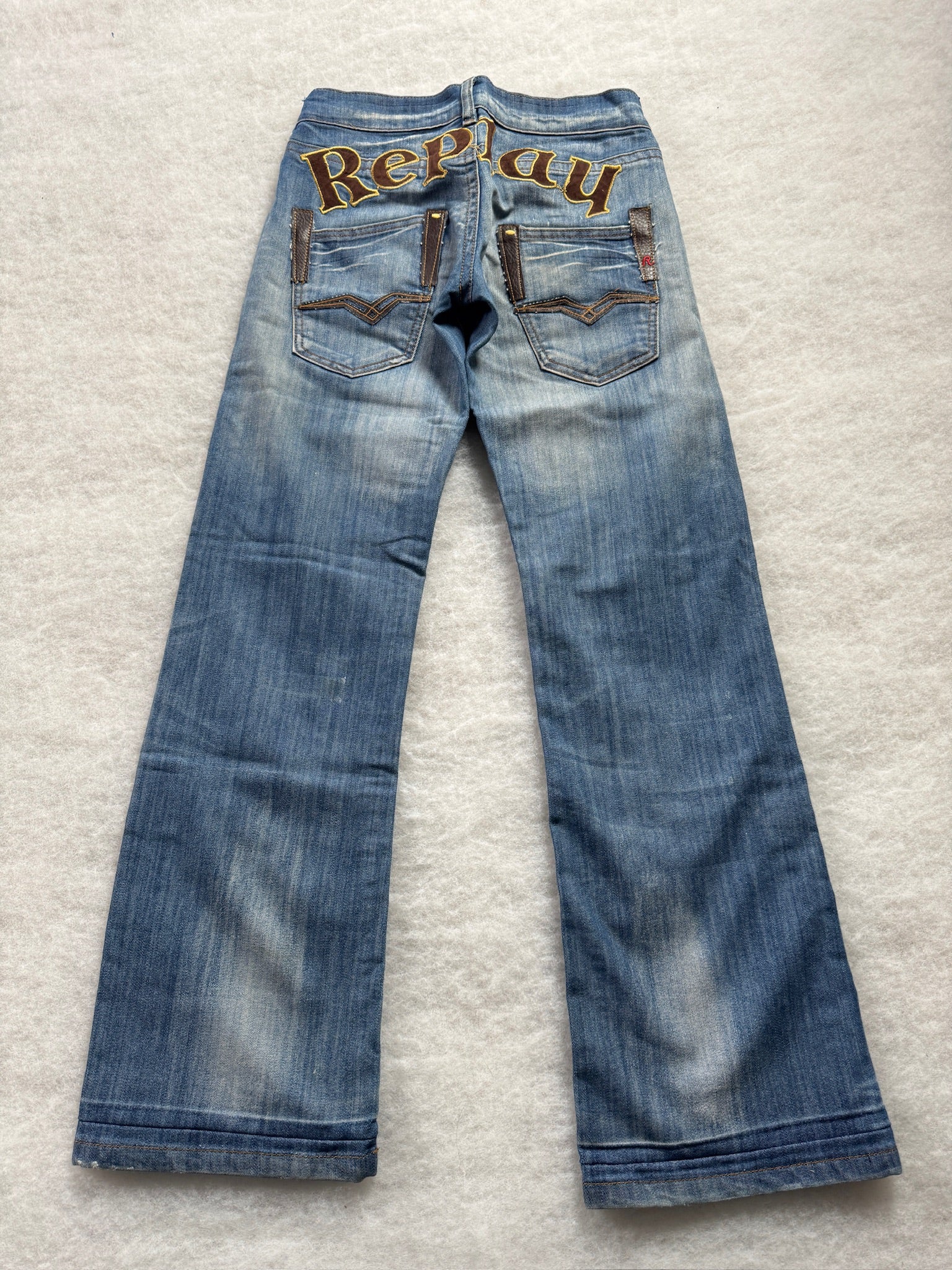 Replay Boot Cut Low Waist Jeans