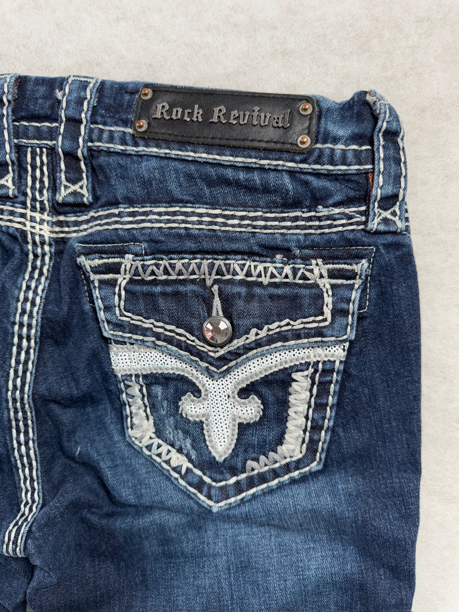 Rock Revival Boot Cut Low Waist Jeans 27
