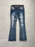 Rock Revival Boot Cut Low Waist Jeans 24