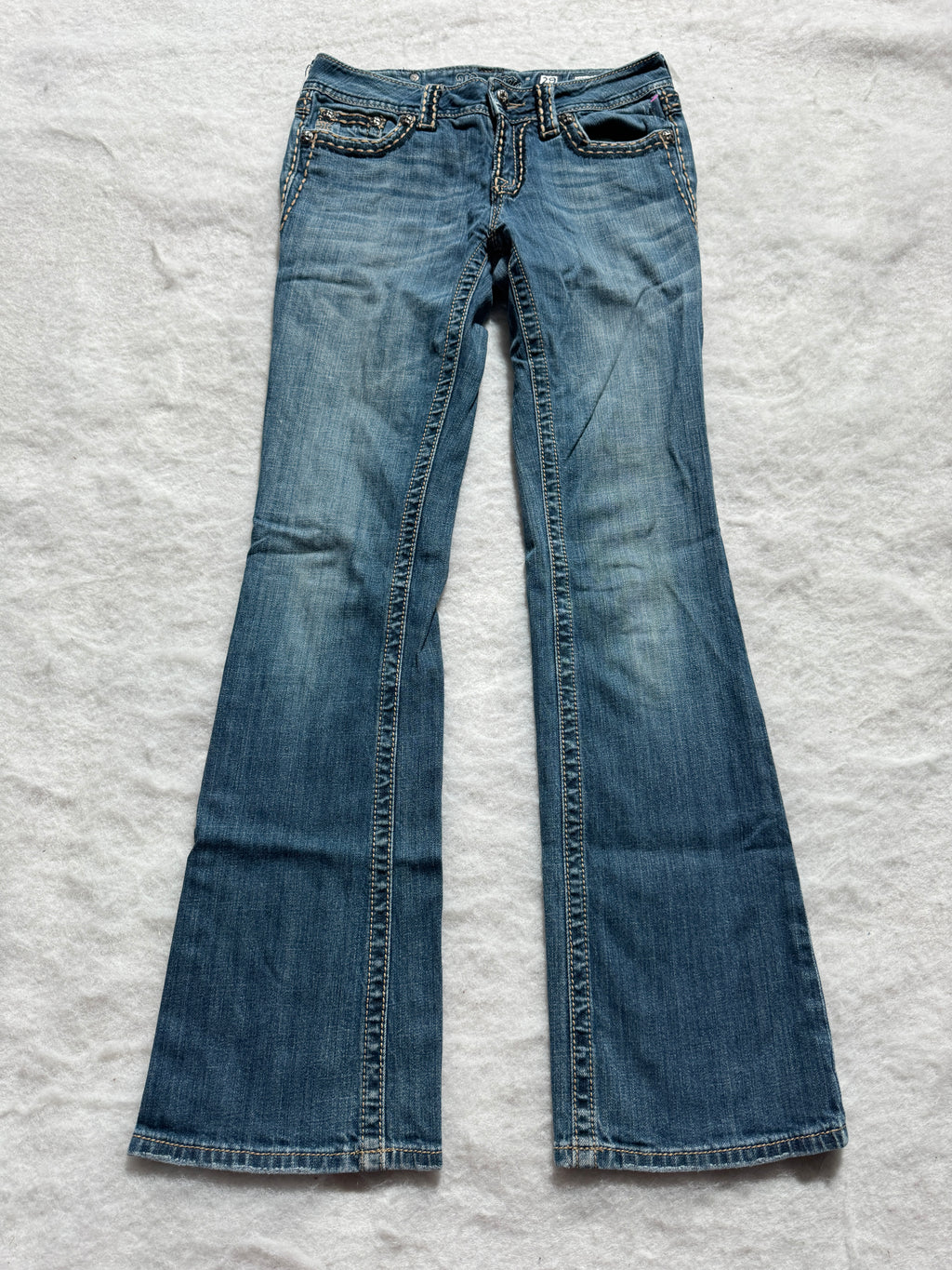 Miss Me Boot Cut Low Waist Jeans 29