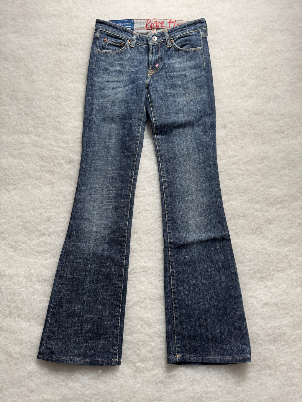 Boot Cut Low Waist Jeans
