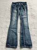 Boot Cut Low Waist Jeans Blau, Foto 1 von 4
