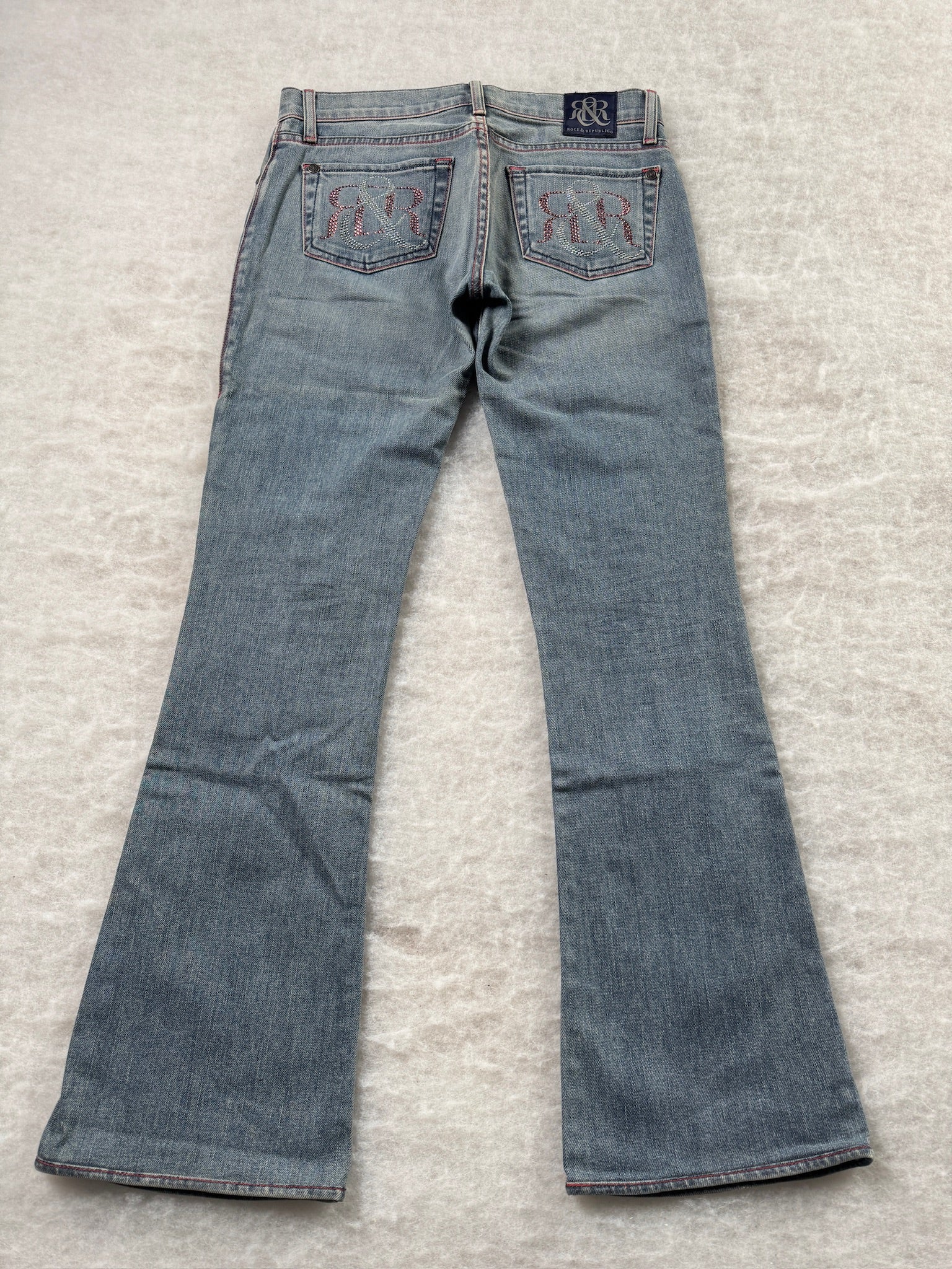 Rock & Republic Boot Cut Low Waist Jeans 28
