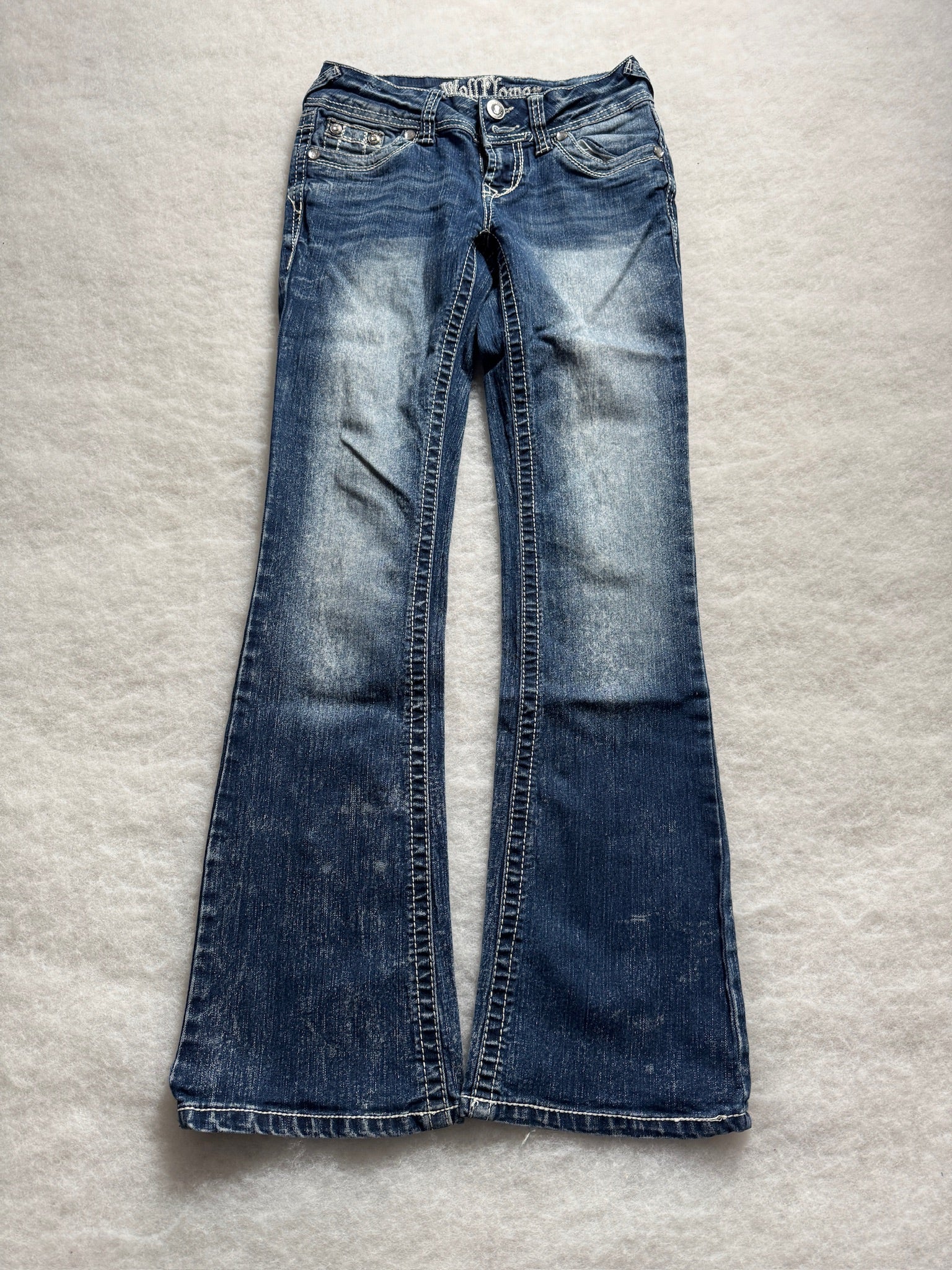 Boot Cut Low Waist Jeans