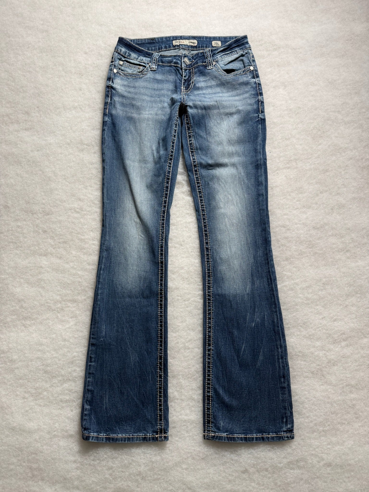 BKE Boot Cut Low Waist Jeans 25