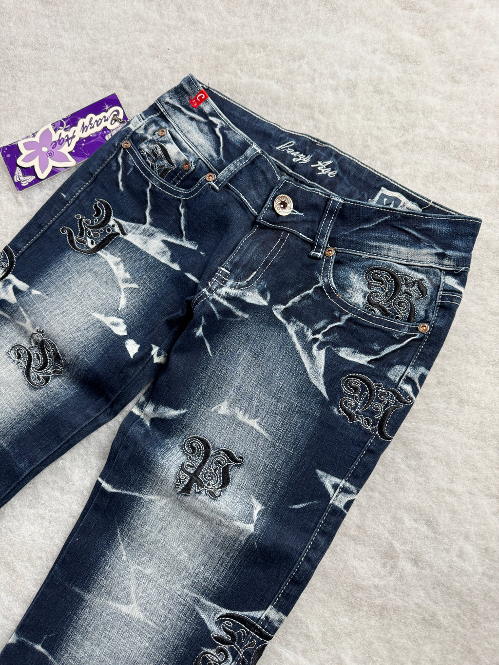 Crazy Age Boot Cut Low Waist Jeans 28