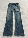 Boot Cut Low Waist Jeans Blau, Foto 1 von 4