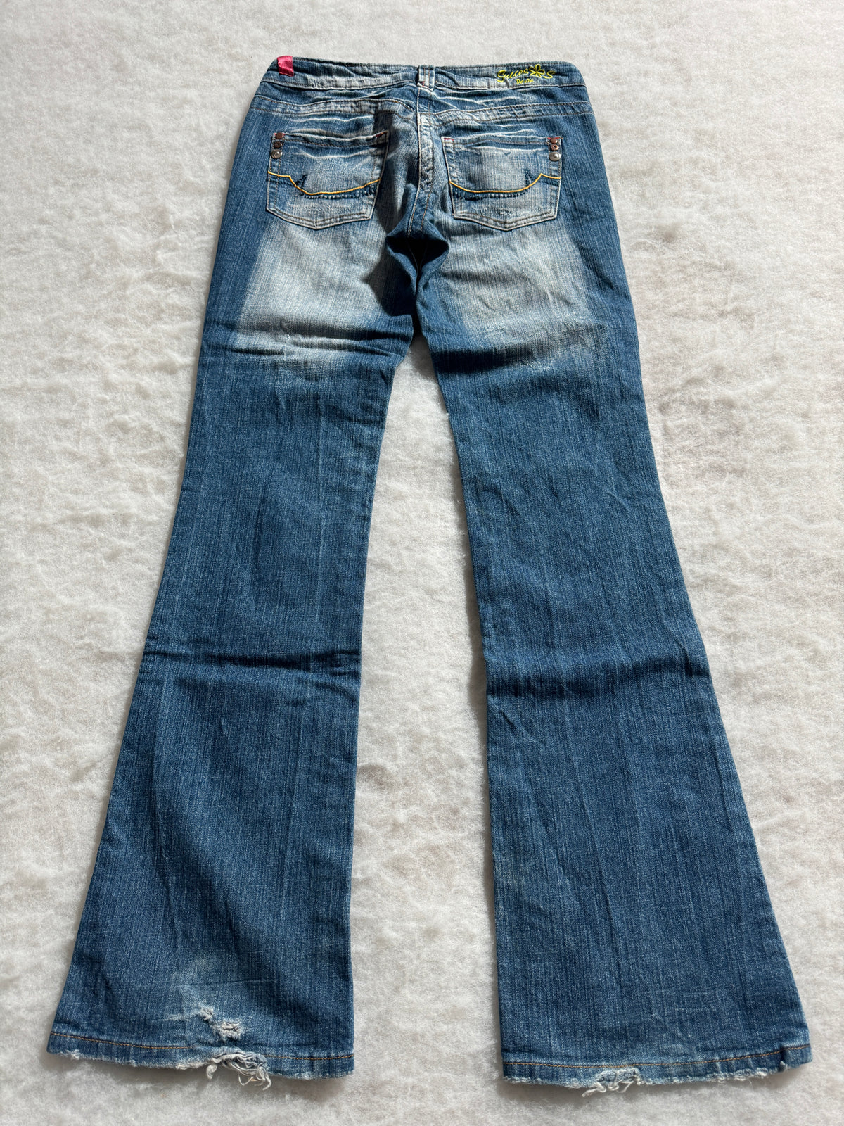 Boot Cut Low Waist Jeans Blau, Foto 2 von 4