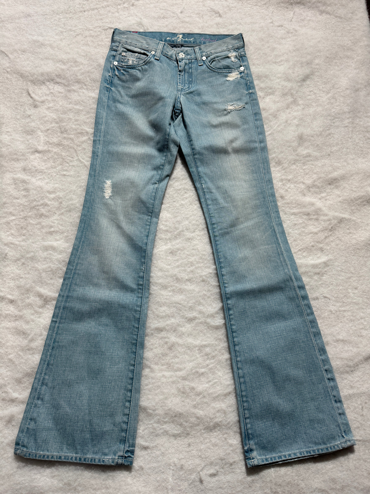 Seven Boot Cut Low Waist Jeans 25