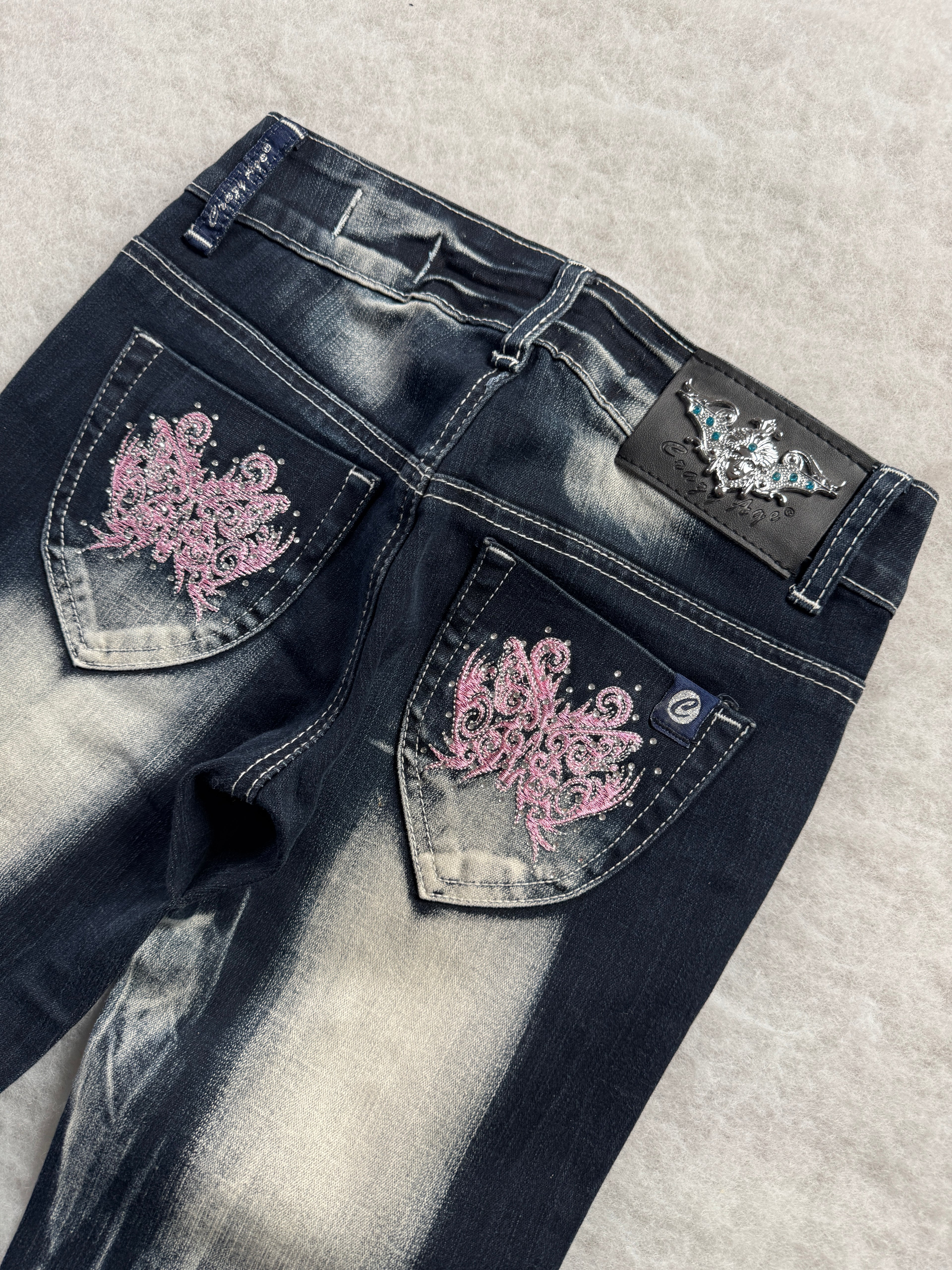 Crazy Age Boot Cut Low Waist Jeans 24