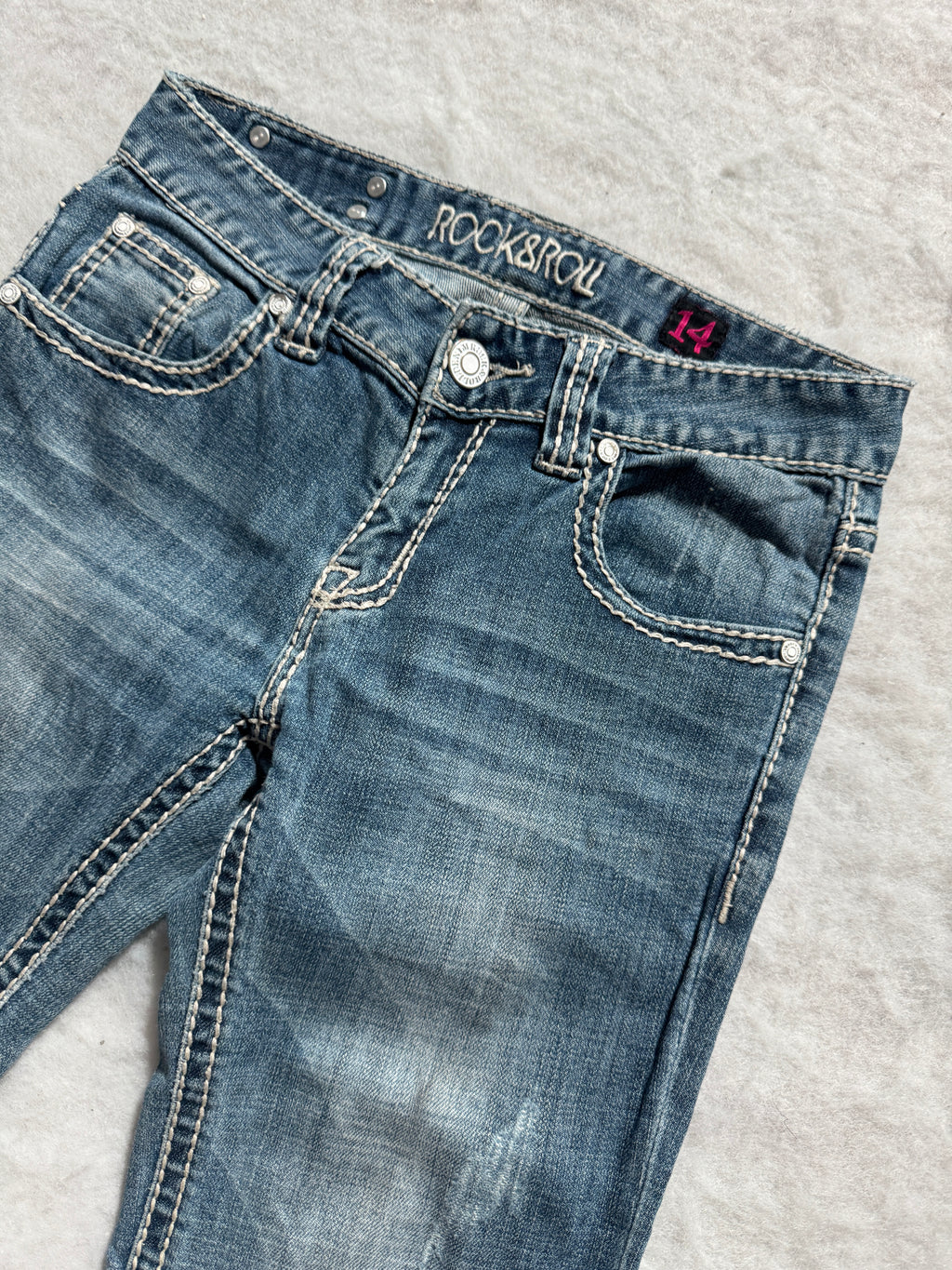 Rock & Roll Boot Cut Low Waist Jeans