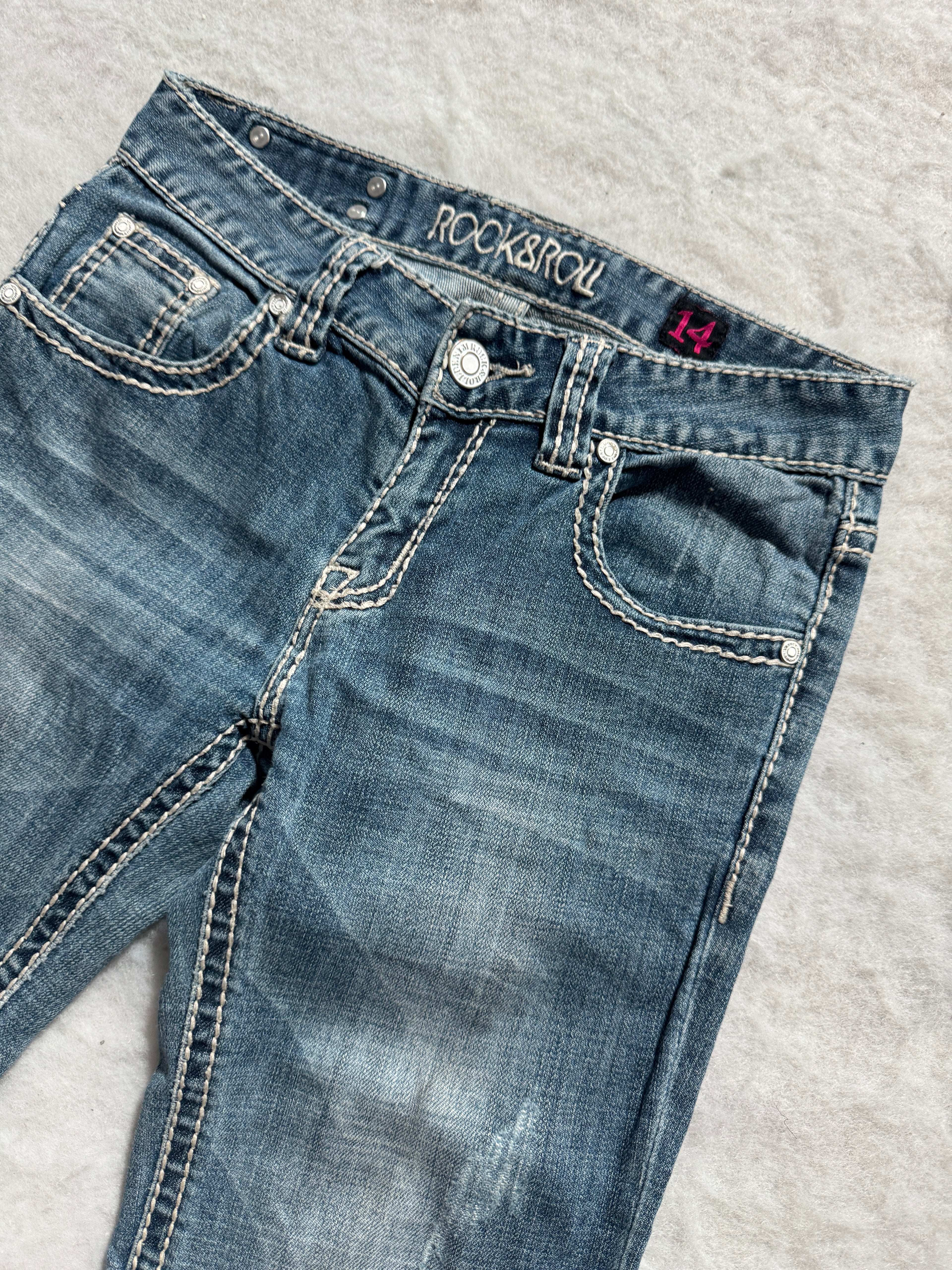 Rock & Roll Boot Cut Low Waist Jeans