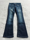 Boot Cut Low Waist Jeans Blau, Foto 1 von 4