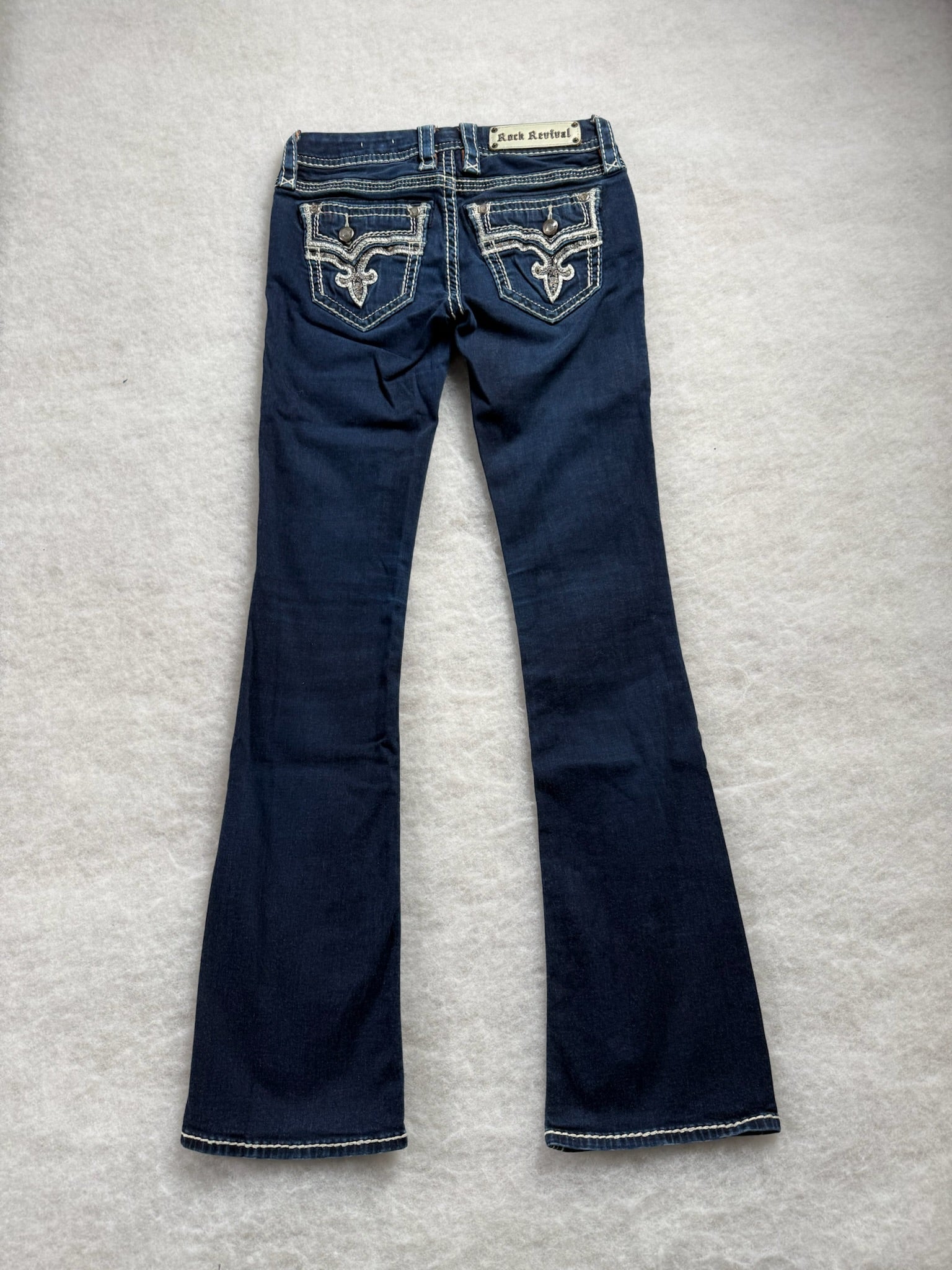 Rock Revival Boot Cut Low Waist Jeans 26