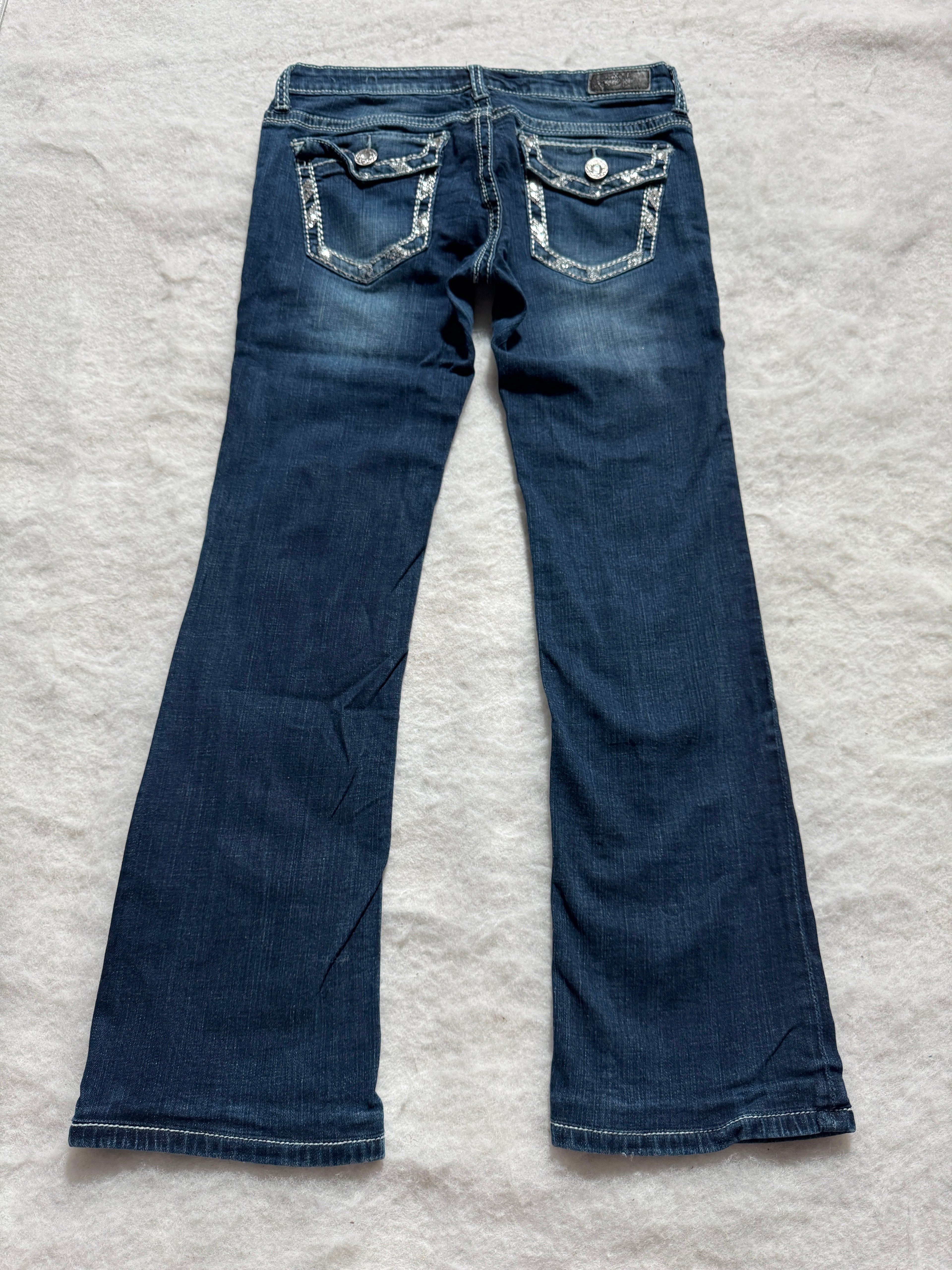 Boot Cut Low Waist Jeans
