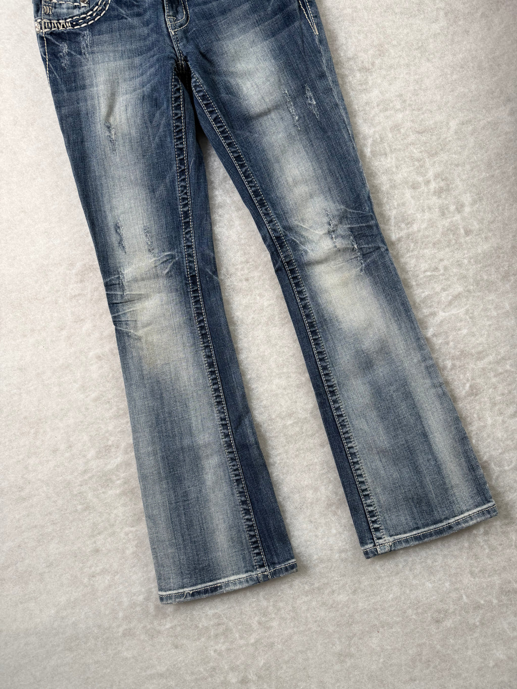 Miss Me Boot Cut Low Waist Jeans 26
