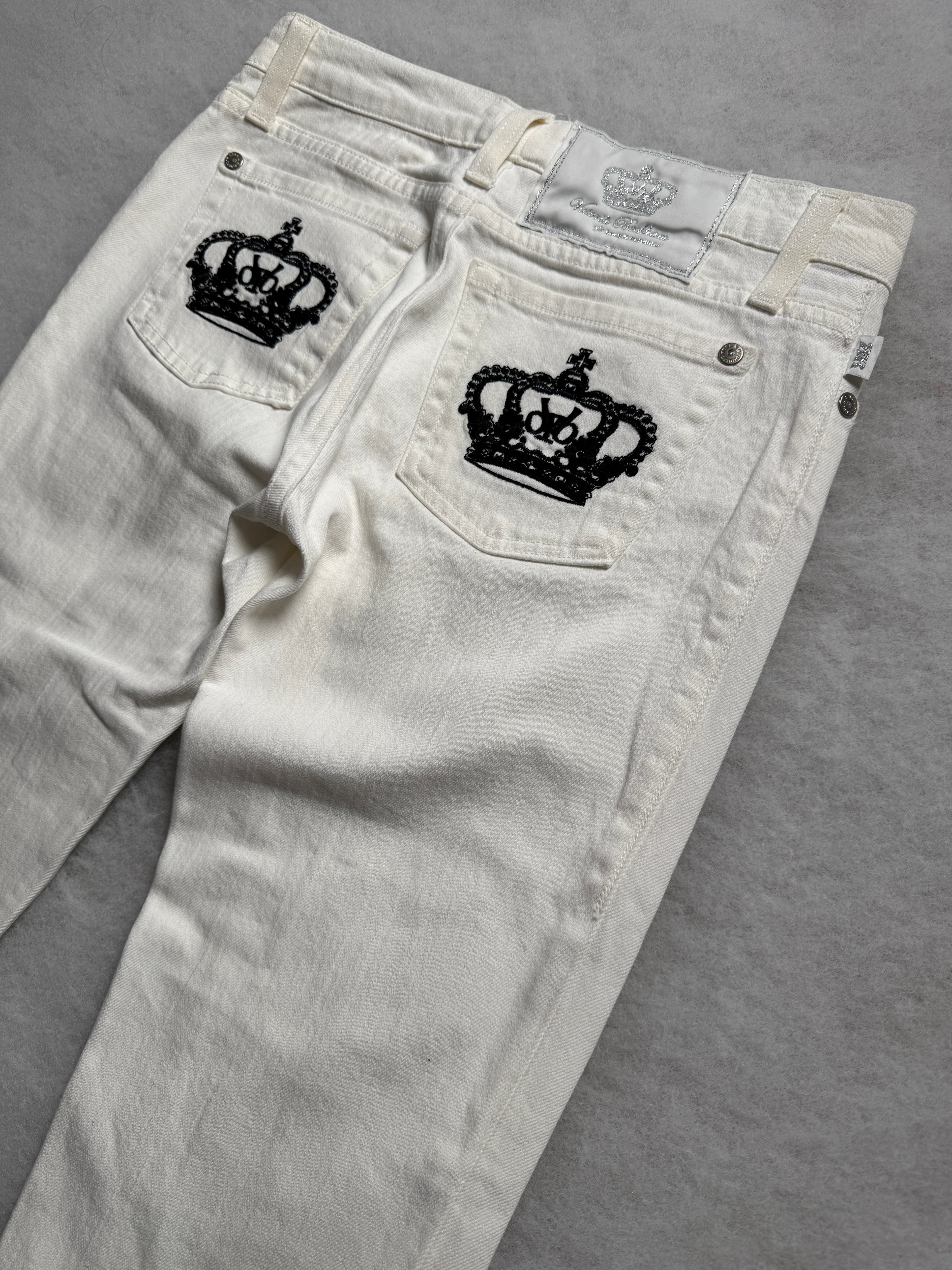 Victoria Beckham Boot Cut Low Waist Jeans 28